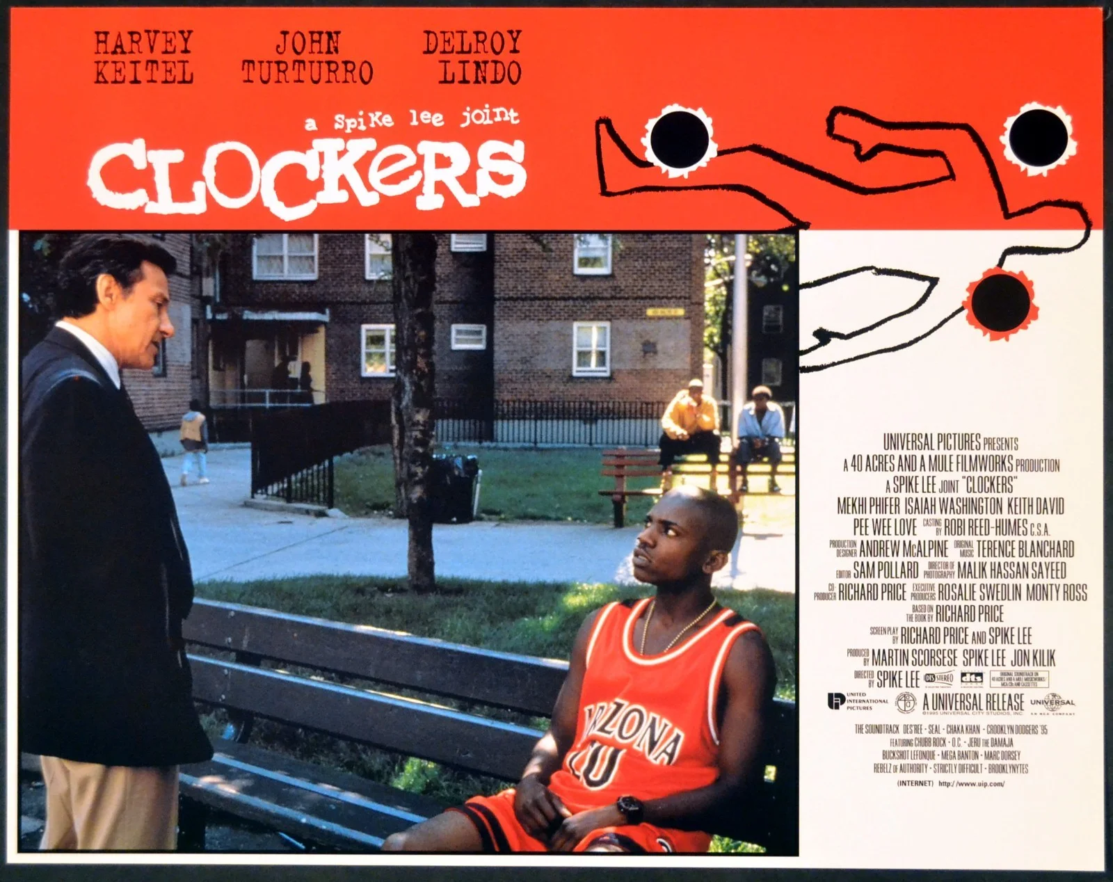 CLOCKERS 1995 Spike Lee * Harvey Keitel Delroy Lindo Mekhi Phifer LOBBY SET, image 3