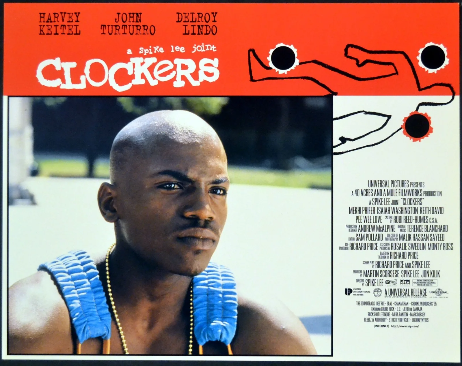 CLOCKERS 1995 Spike Lee * Harvey Keitel Delroy Lindo Mekhi Phifer LOBBY SET, image 4