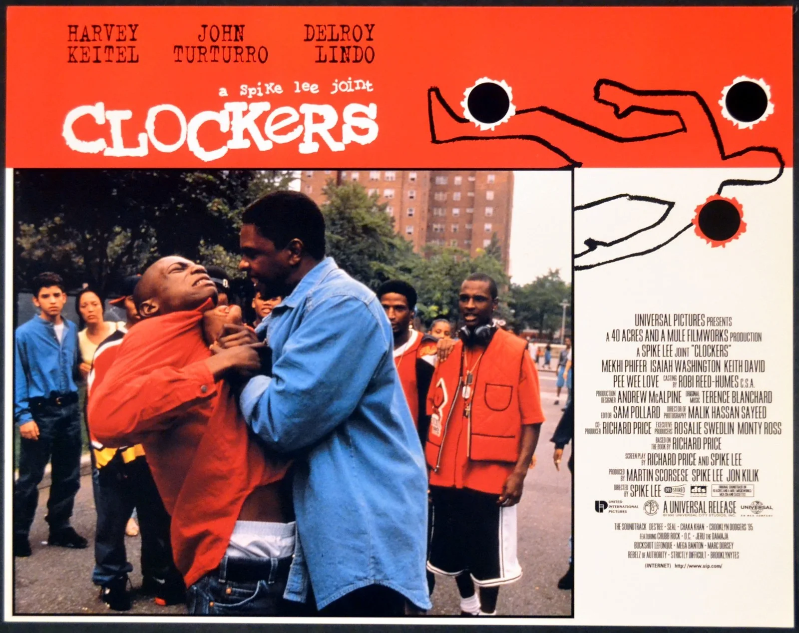 CLOCKERS 1995 Spike Lee * Harvey Keitel Delroy Lindo Mekhi Phifer LOBBY SET, image 5