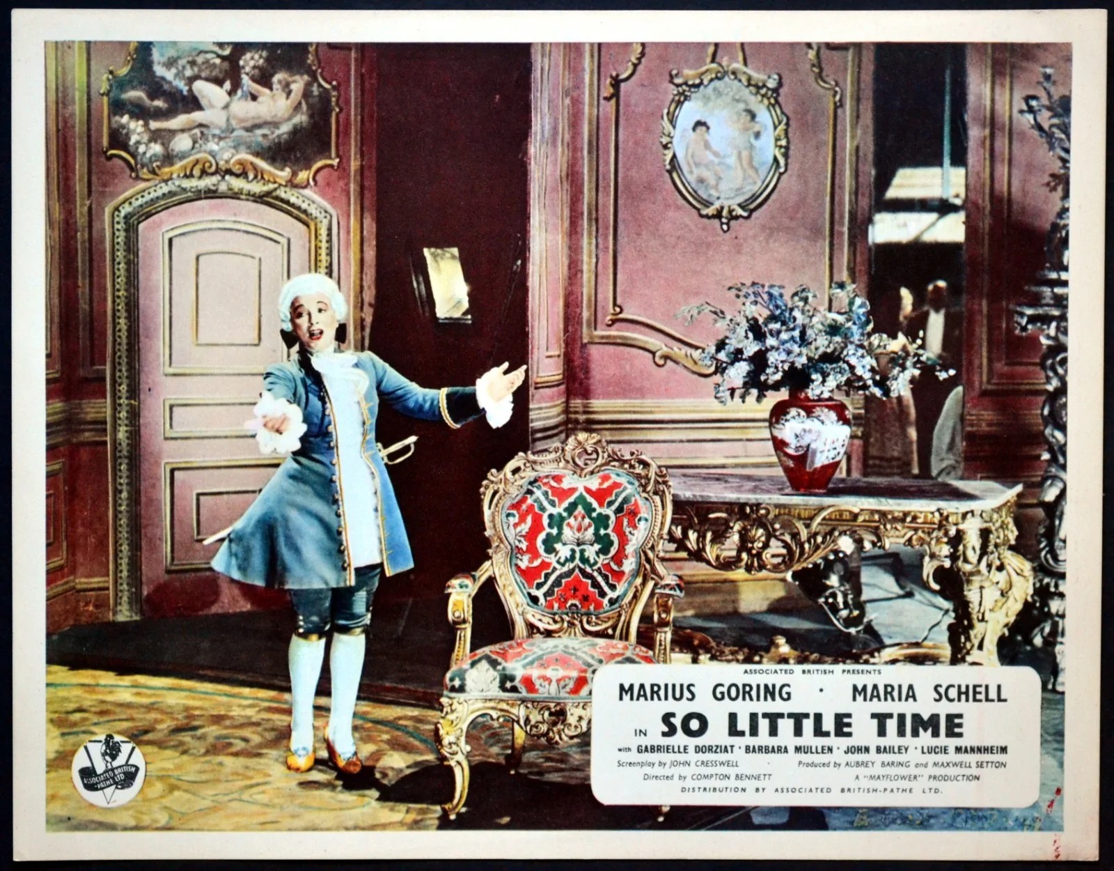 SO LITTLE TIME 1952 Maria Schell, Marius Goring, Lucie Mannheim UK LOBBY SET, изображение 4