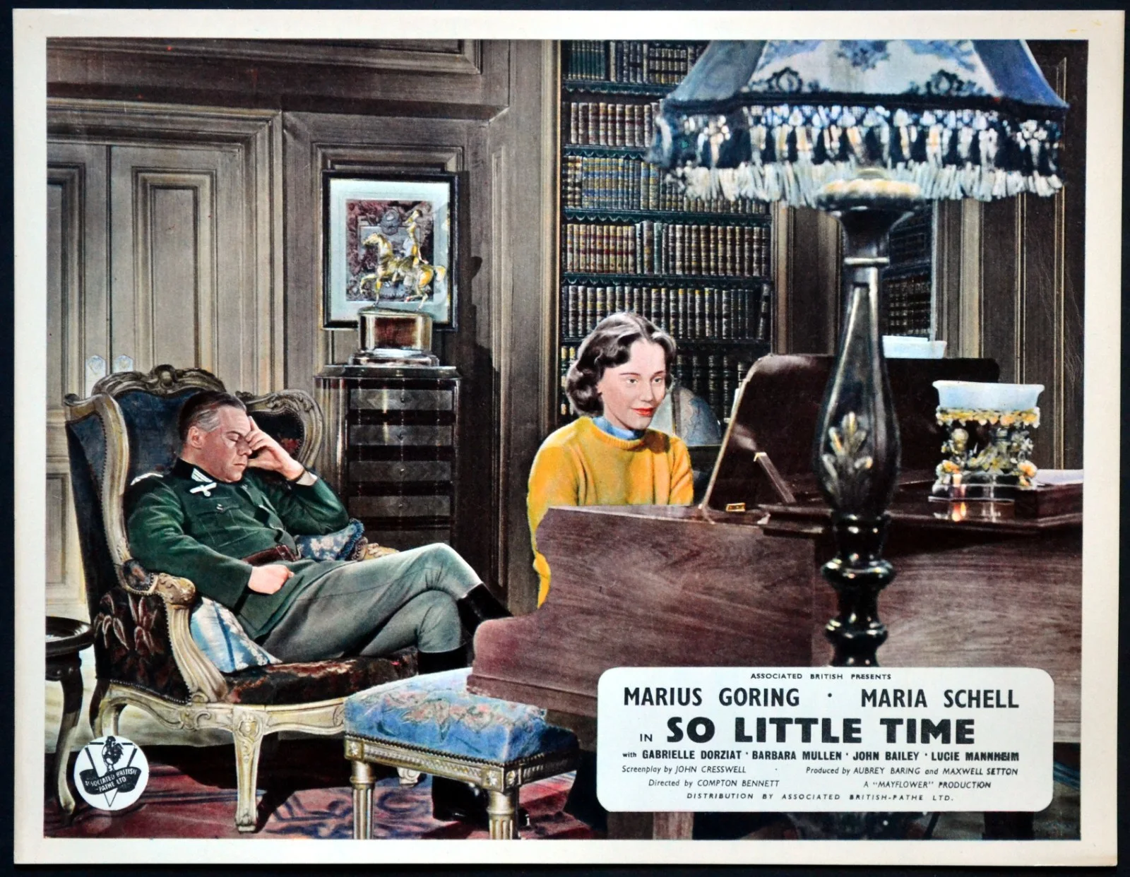 SO LITTLE TIME 1952 Maria Schell, Marius Goring, Lucie Mannheim UK LOBBY SET, изображение 5