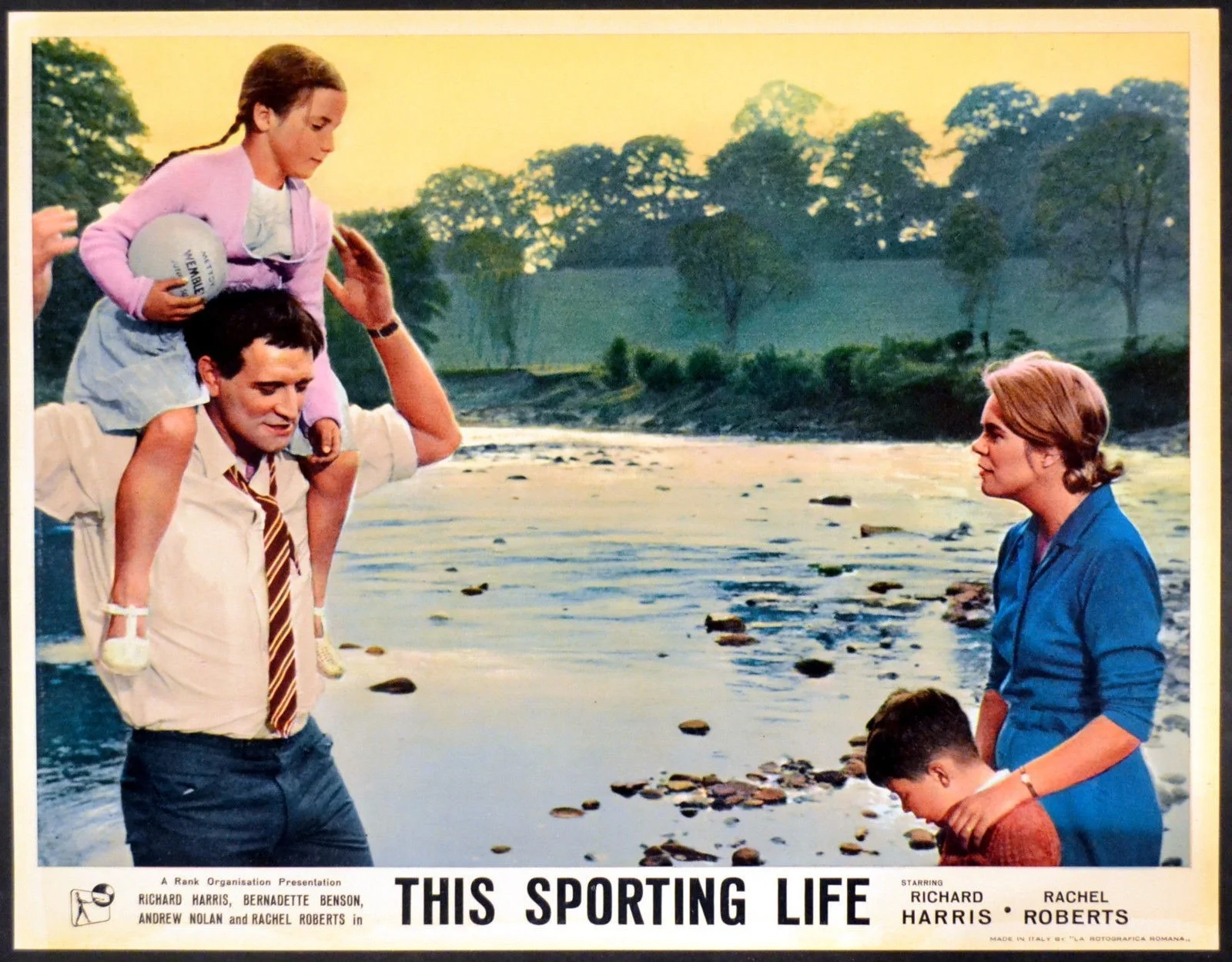 THIS SPORTING LIFE 1963 Richard Harris, Rachel Roberts, Alan Badel LOBBY SET, изображение 4