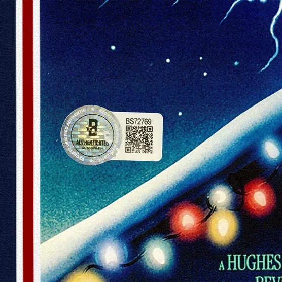 Chevy Chase Autographed Framed Christmas Vacation Movie Poster - Beckett Authent, image 4