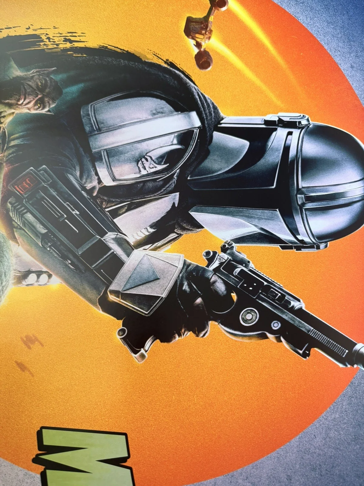 THE MANDALORIAN AND GROGU Original Quad Cinema Poster. STAR WARS 30” x 40”, изображение 4