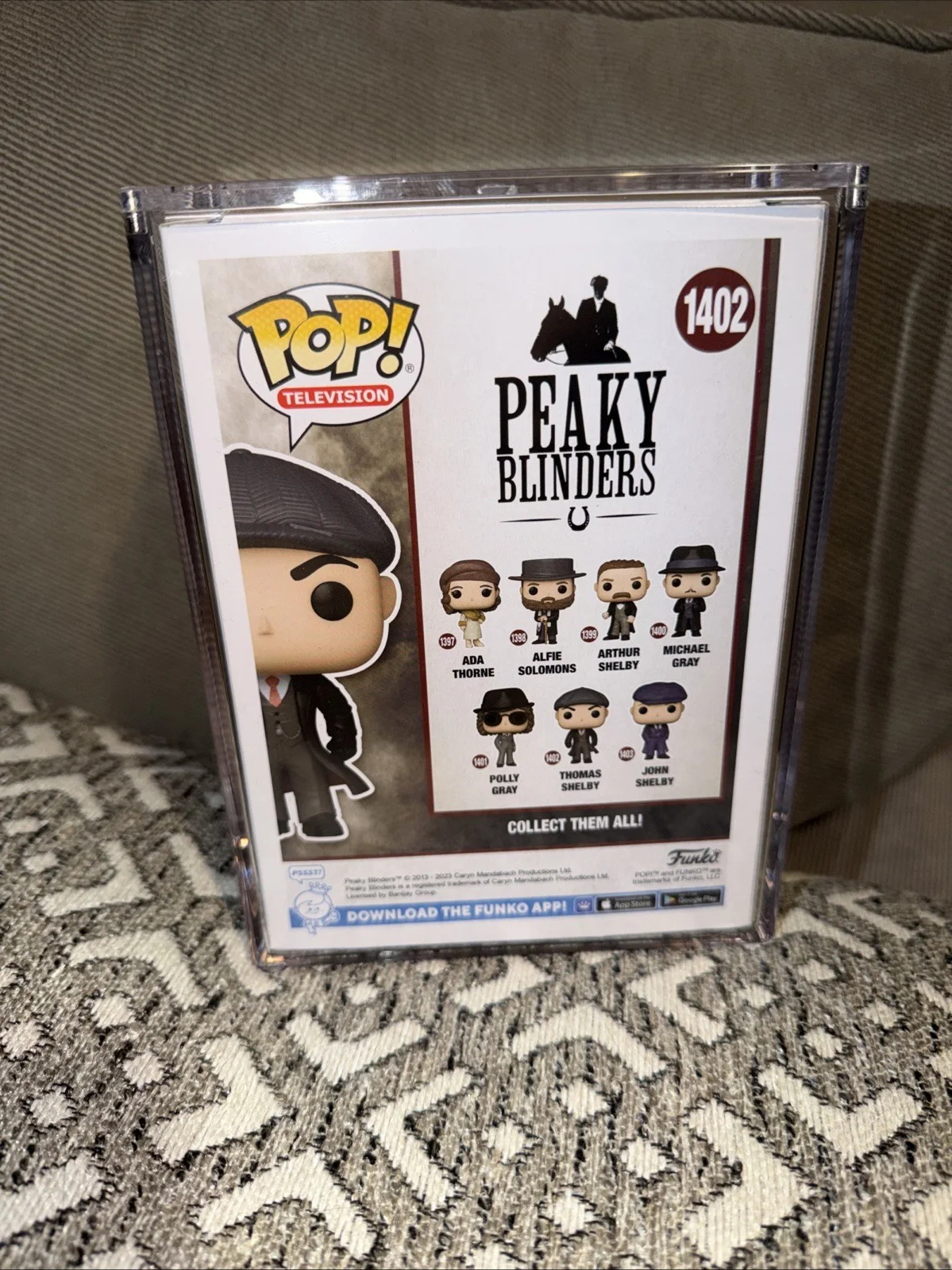 Tommy — Funko Pop Peaky Blinders Thomas Shelby #1402 Signed SWAU Cilian Murphy Insc, изображение 4