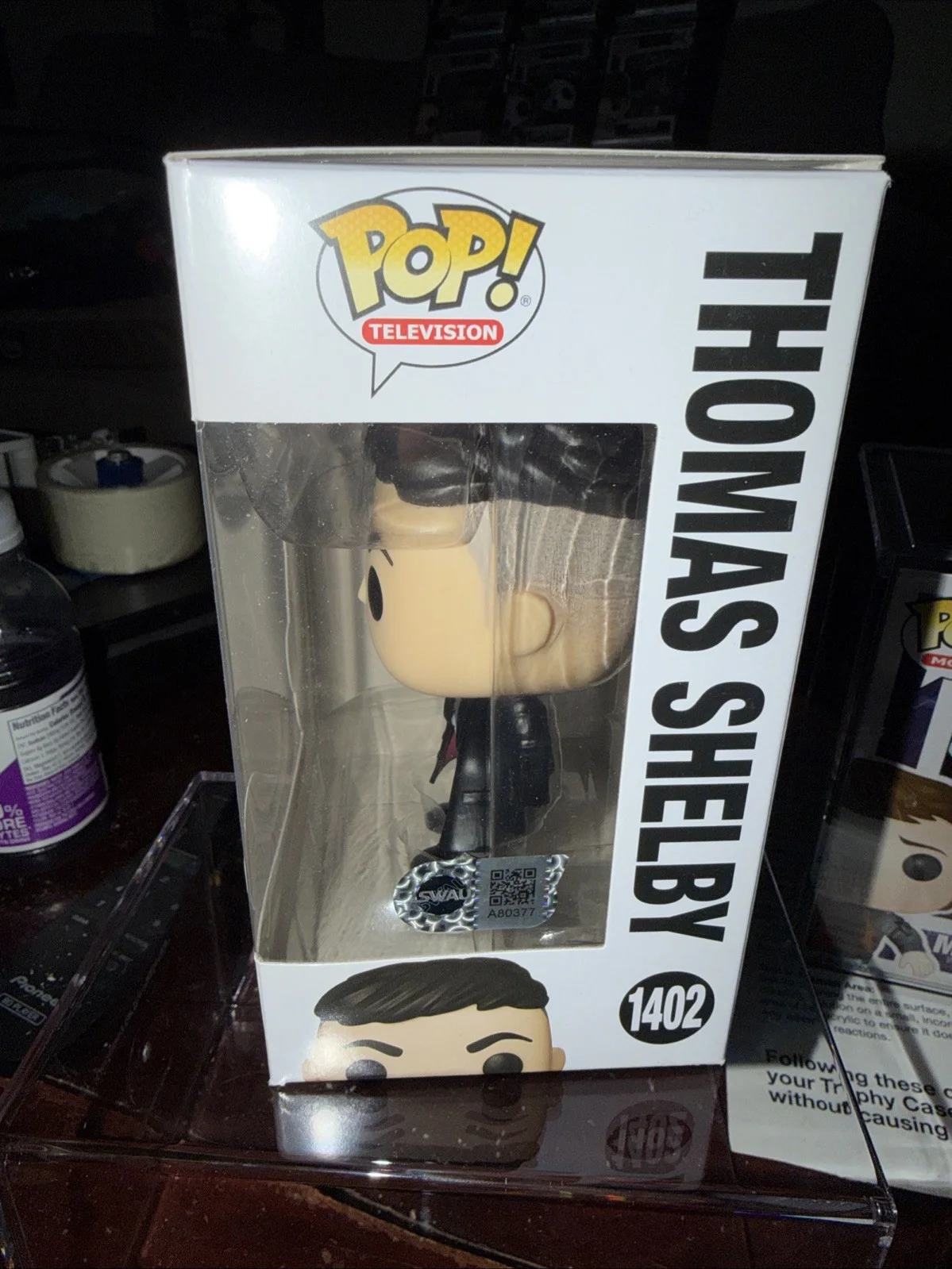 Cillian Murphy — Cillian Murphy Signed Funko Pop #1402 Thomas Shelby Peaky Blinders SWAU Chase, image 2