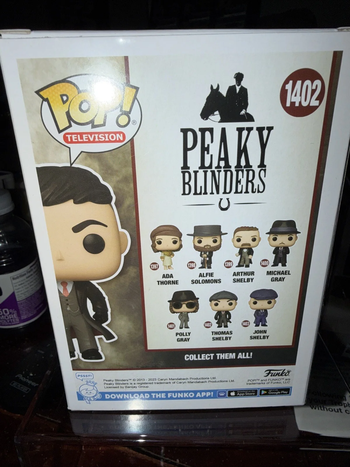 Cillian Murphy — Cillian Murphy Signed Funko Pop #1402 Thomas Shelby Peaky Blinders SWAU Chase, image 3