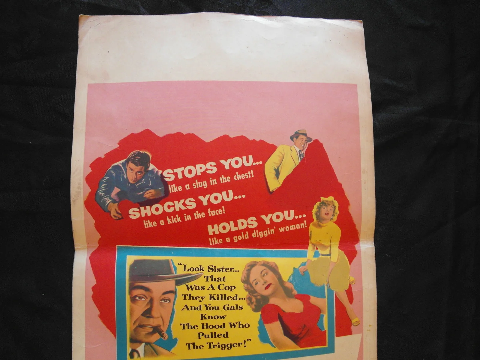 ORIGINAL FILM POSTER 1953 VICE SQUAD EDWARD G ROBINSON, image 2