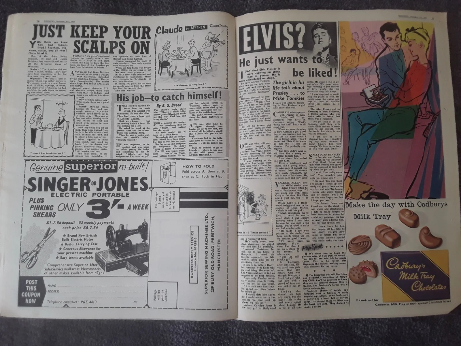 WEEKEND, PAPER, DEC, 1959, IN FANTASTIC CONDITION, image 4