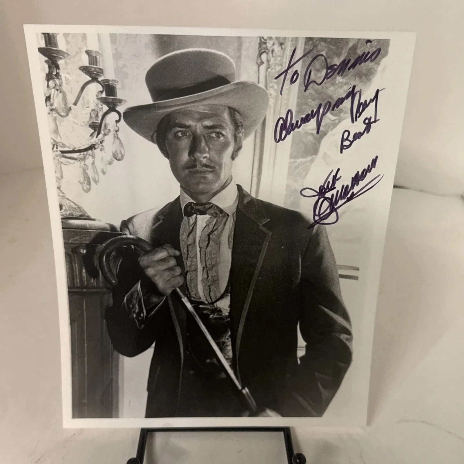 Jock Mahoney — Autographed photo Jock Mahoney (Range Rider, Tarzan, Yancey Dehringer)8x10, изображение 2