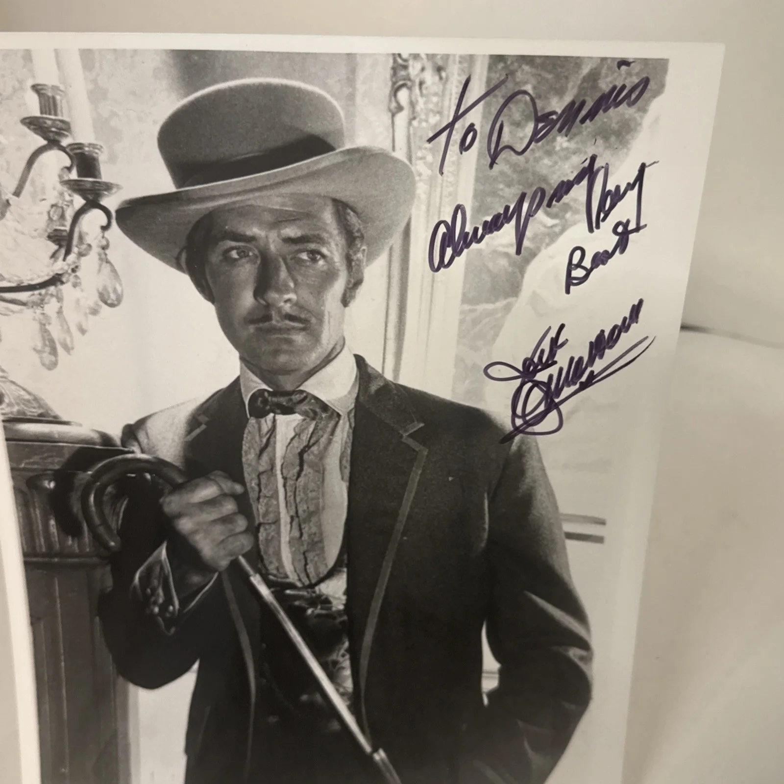 Jock Mahoney — Autographed photo Jock Mahoney (Range Rider, Tarzan, Yancey Dehringer)8x10, изображение 3