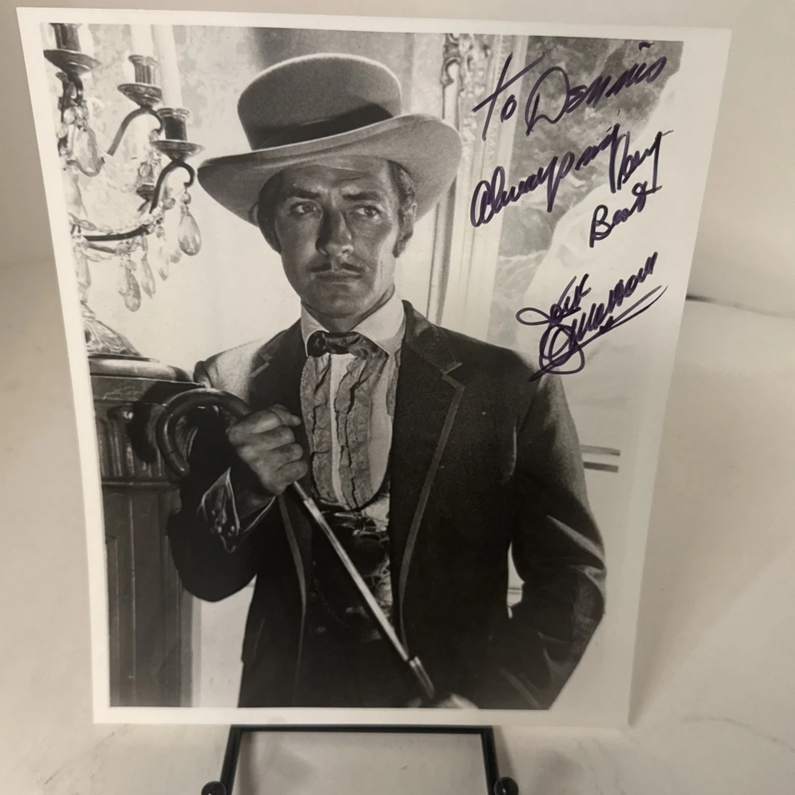 Jock Mahoney — Autographed photo Jock Mahoney (Range Rider, Tarzan, Yancey Dehringer)8x10, изображение 4