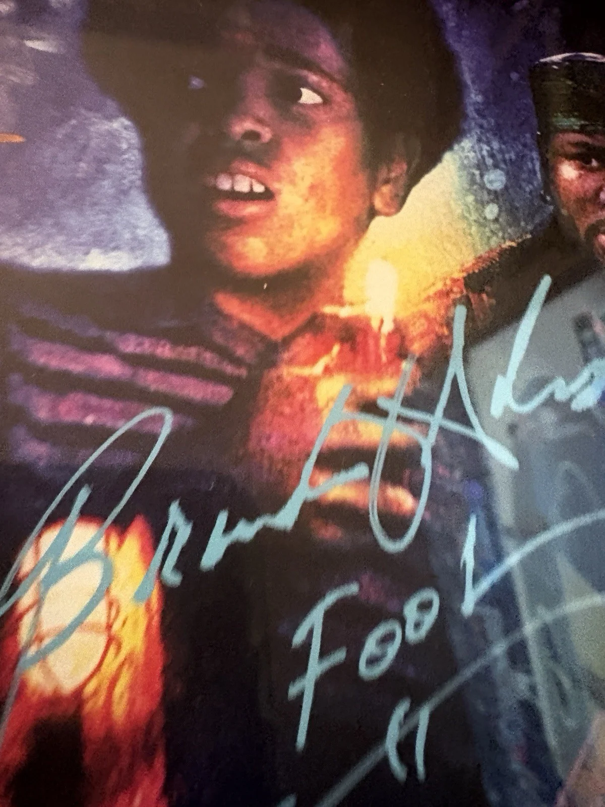 Kelly Jo minter, Yan Birch, Beandon Quintin Adams, Sean Whalen — The People Under The Stairs Cast Signed Movie Print Adams, Whalen, Minter, Birch, изображение 3