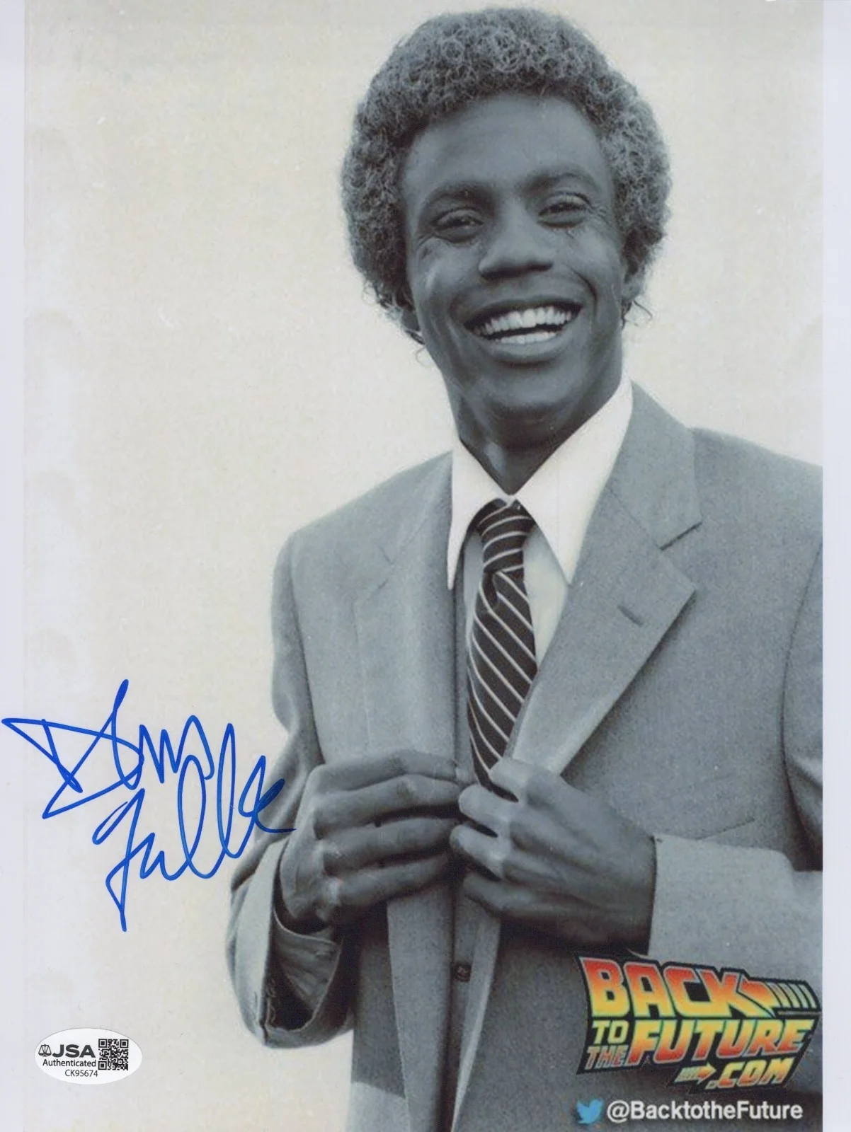 Donald Fullilove — DONALD FULLILOVE Signed BACK TO THE FUTURE 8x10 Photo Autograph JSA COA CERT