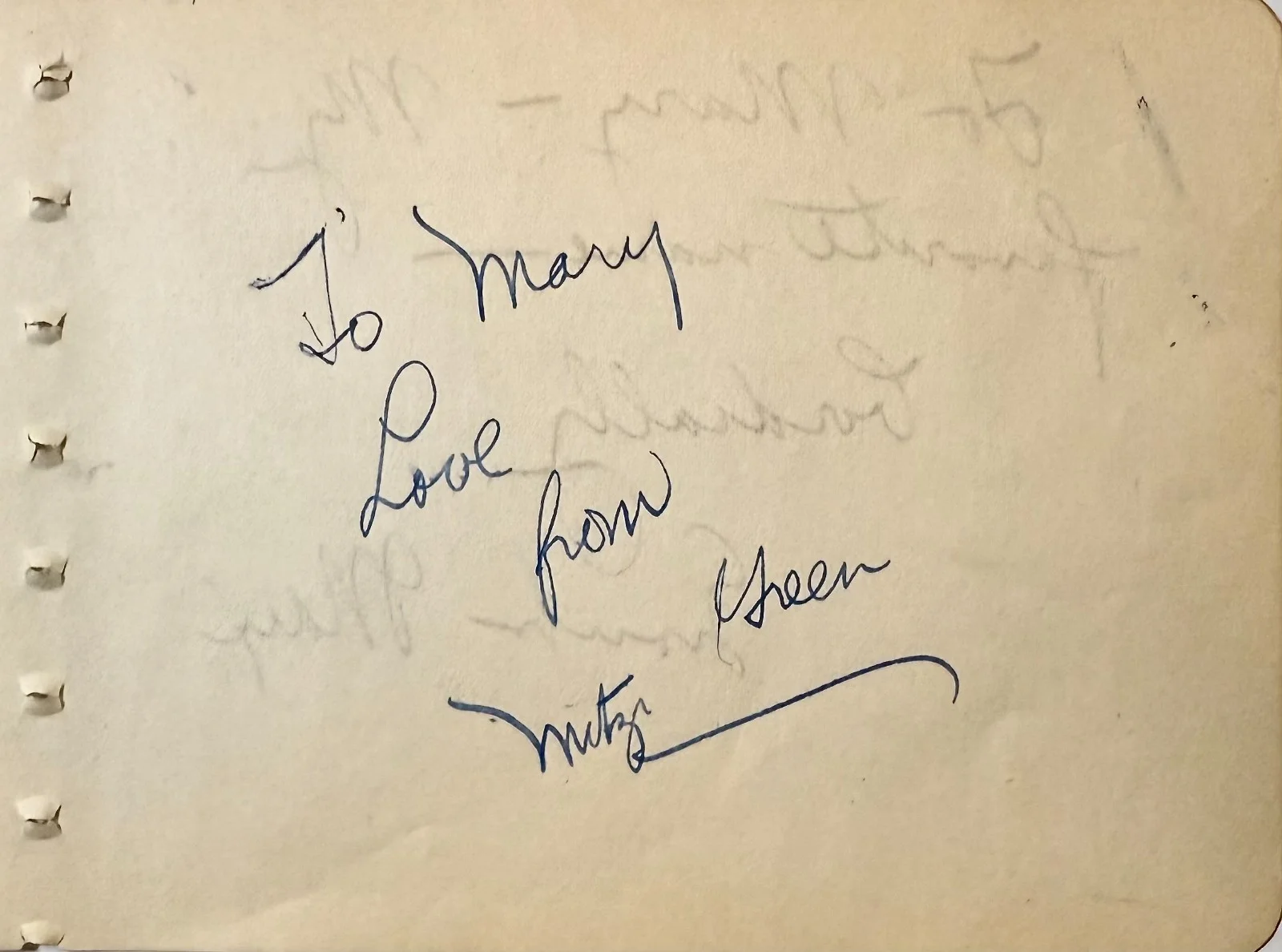 Graucho Marx, Mitzi Green — GRAUCHO MARX & MITZI GREEN Signed Autographed 4x5 ALBUM PAGE A Day at the Races, изображение 3