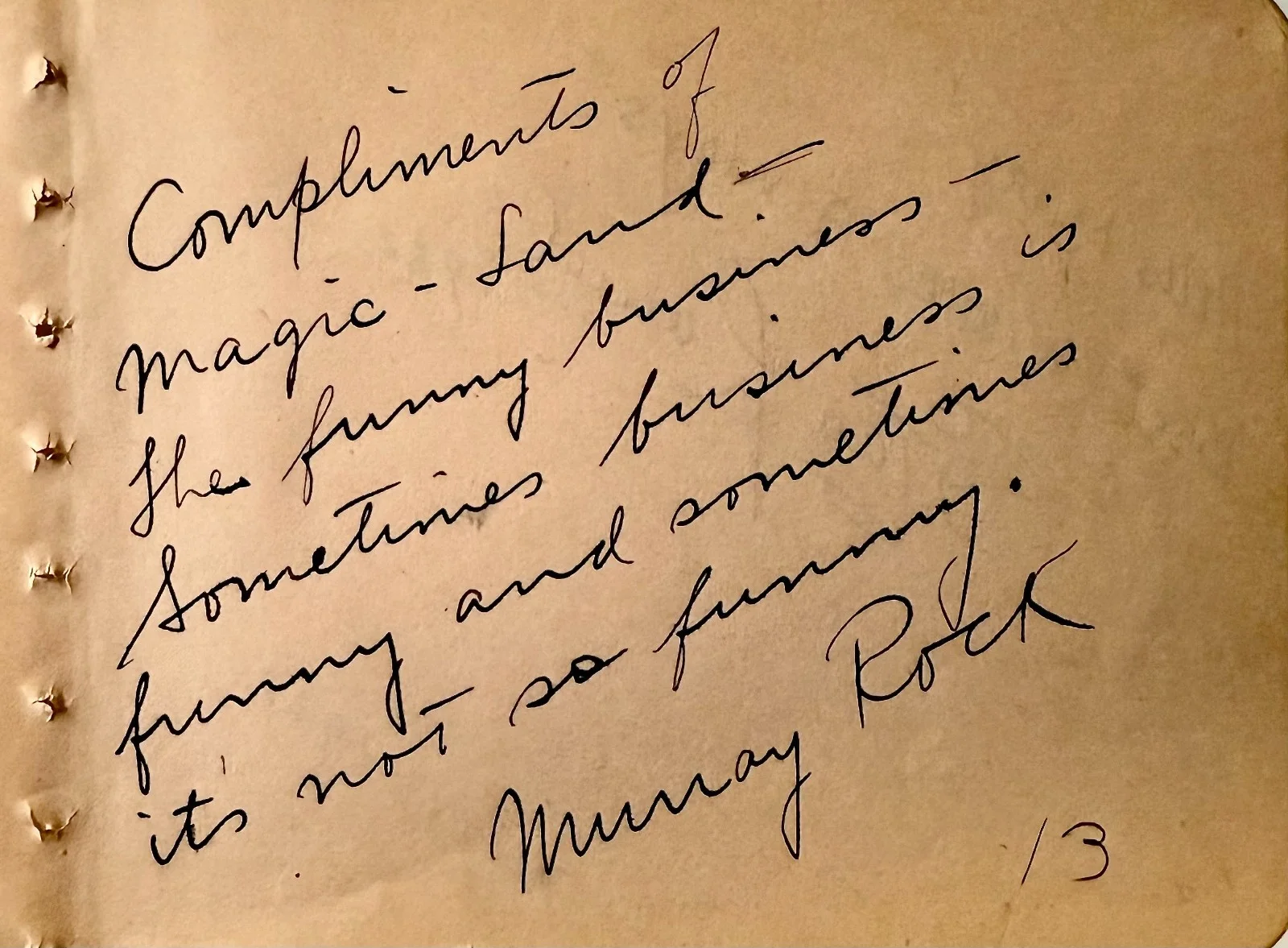 Stan Laurel, Murray Rock — STAN LAUREL & MURRAY ROCK Dual Signed Autographed 4x5 ALBUM PAGE, изображение 3