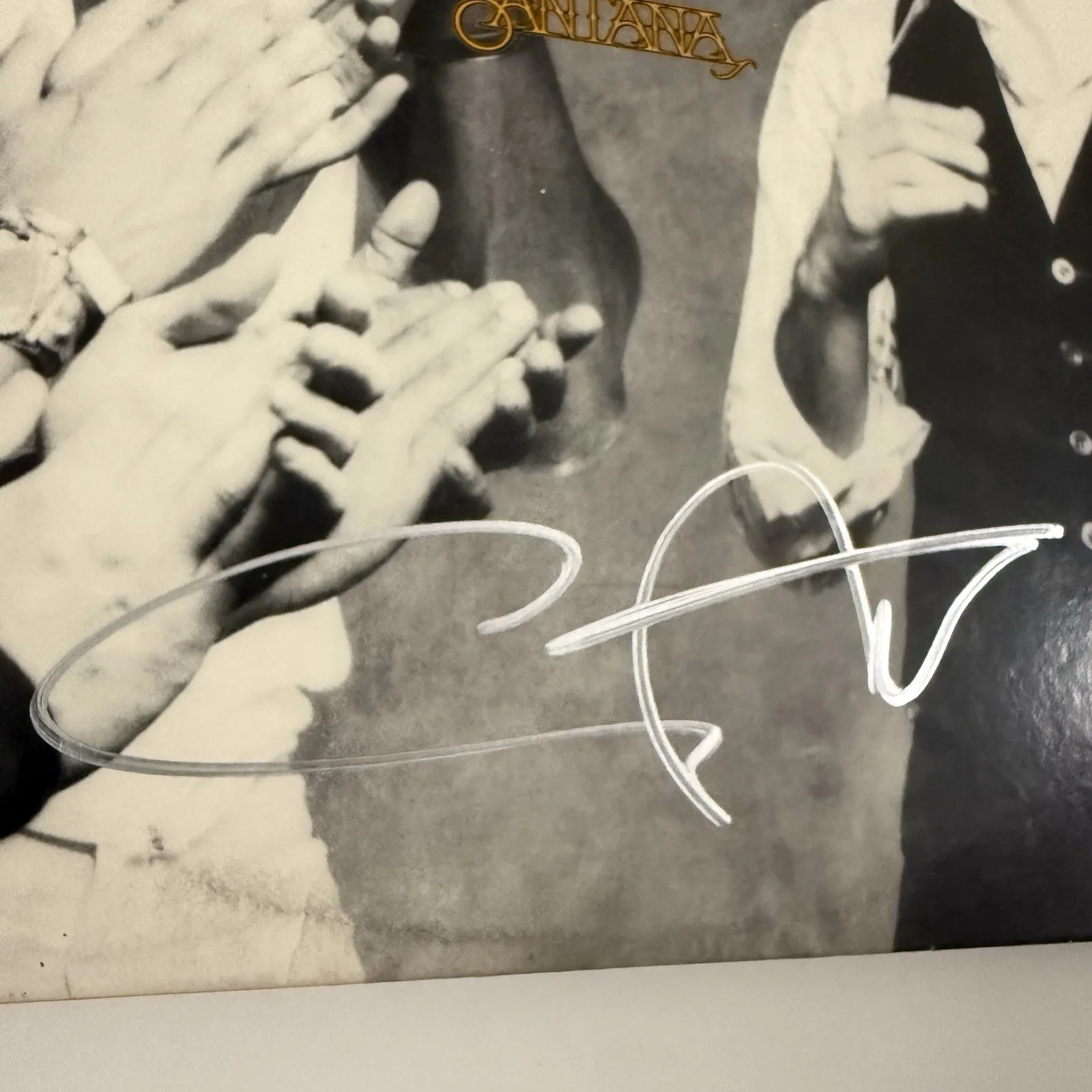 CARLOS SANTANA SIGNED INNER SECRETS VINYL RECORD LP RARE JSA COA, image 2