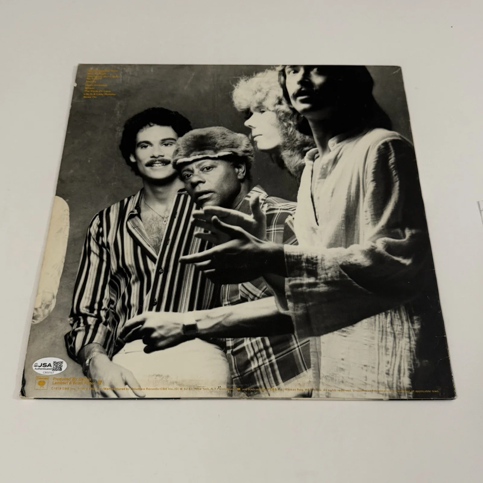 CARLOS SANTANA SIGNED INNER SECRETS VINYL RECORD LP RARE JSA COA, image 3