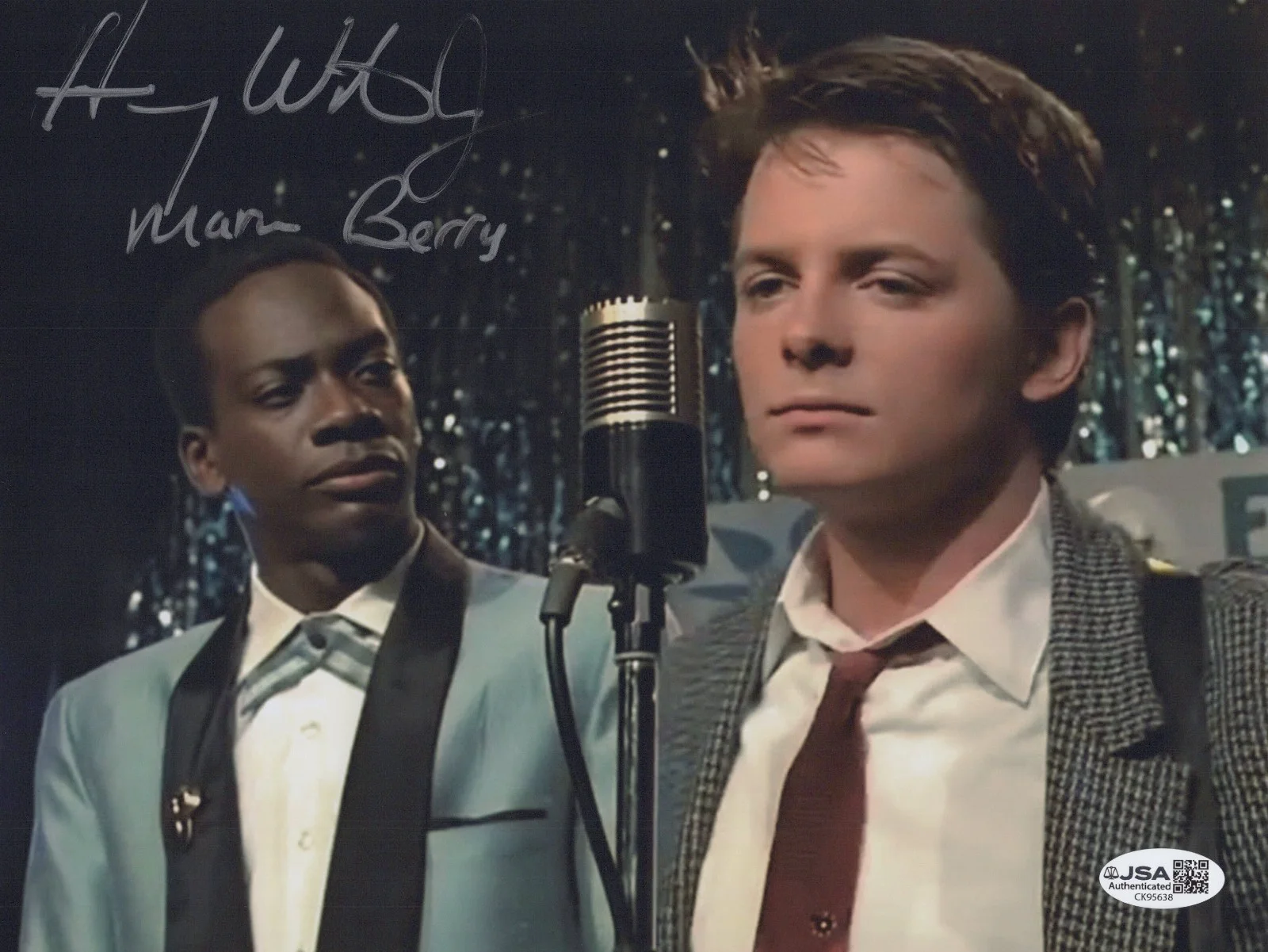 HARRY WATERS Jr — HARRY WATERS JR. Signed BACK TO THE FUTURE 8x10 Photo MARVIN Autograph JSA COA