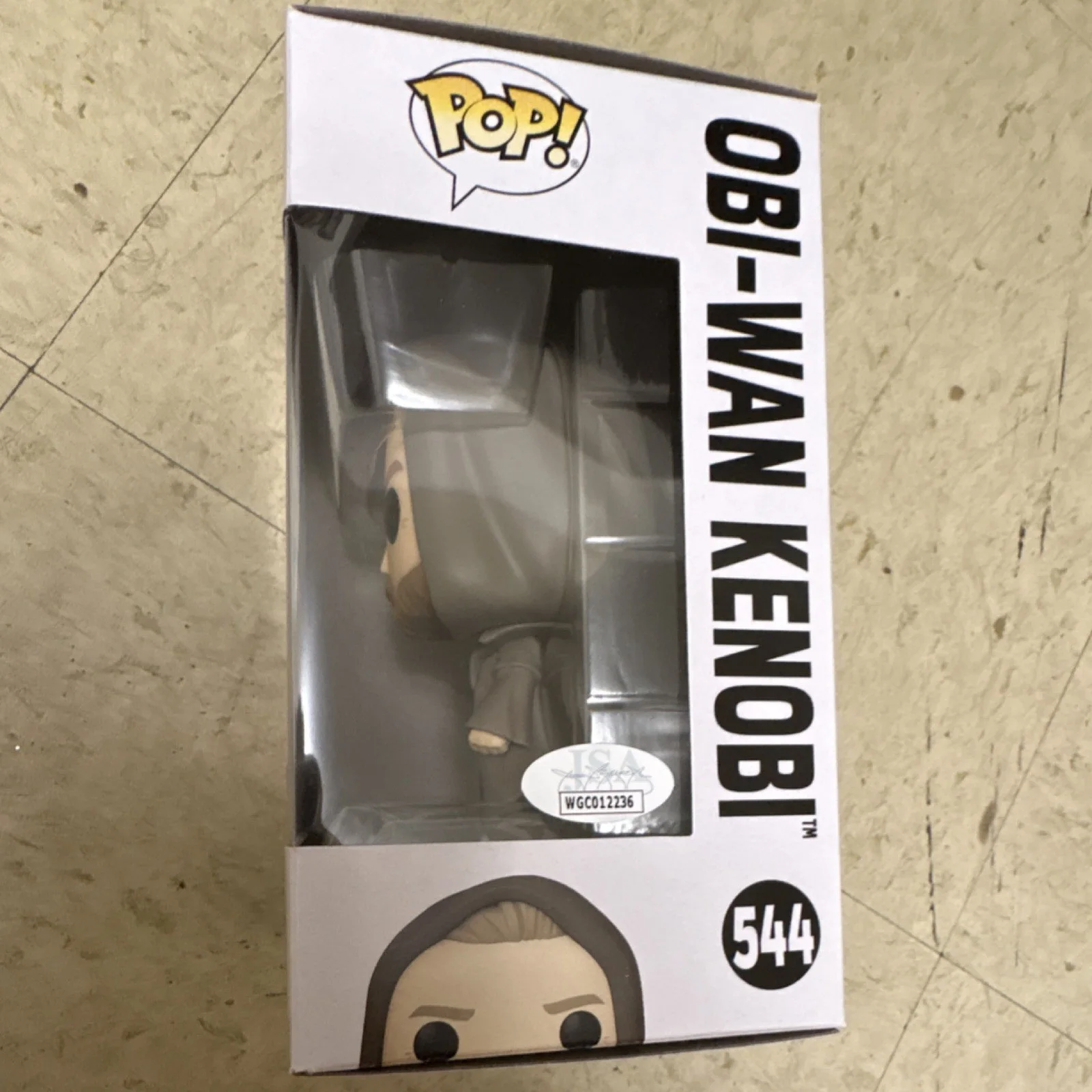 Obi-Wan Kenobi — Funko Pop Star Wars Obi-Wan Kenobi #544 JSA Authenticated Autographed, image 2