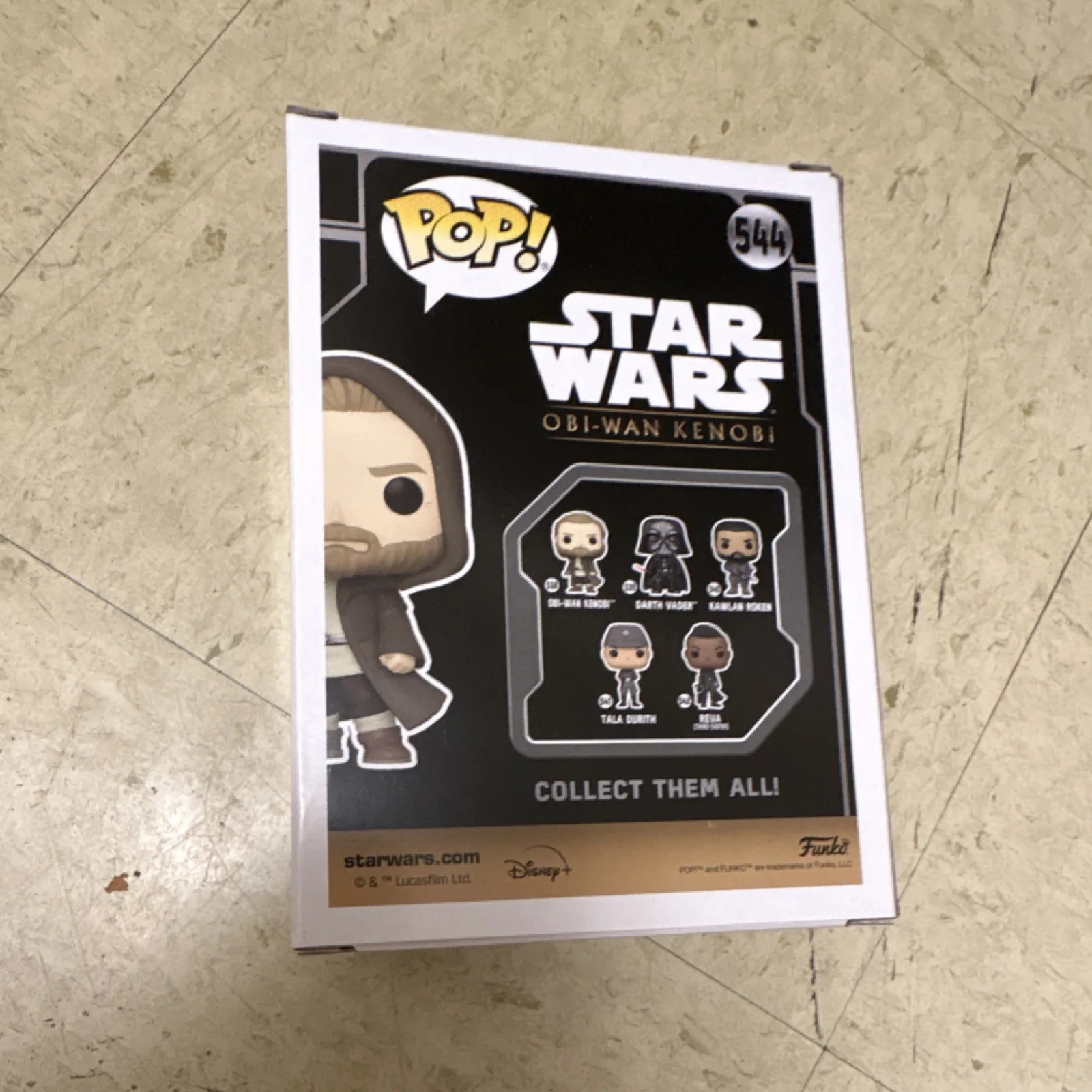 Obi-Wan Kenobi — Funko Pop Star Wars Obi-Wan Kenobi #544 JSA Authenticated Autographed, image 3