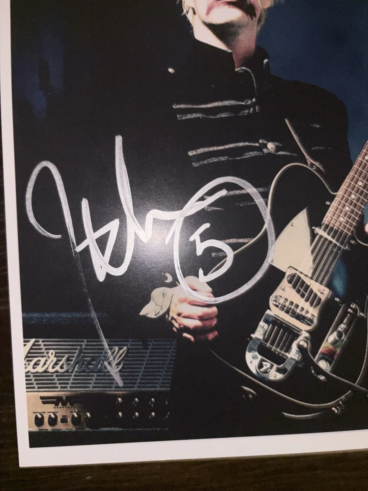 John 5 Motley Crue Rob Zombie Marilyn Manson Signed / Autographed 8x10 photo COA, изображение 2