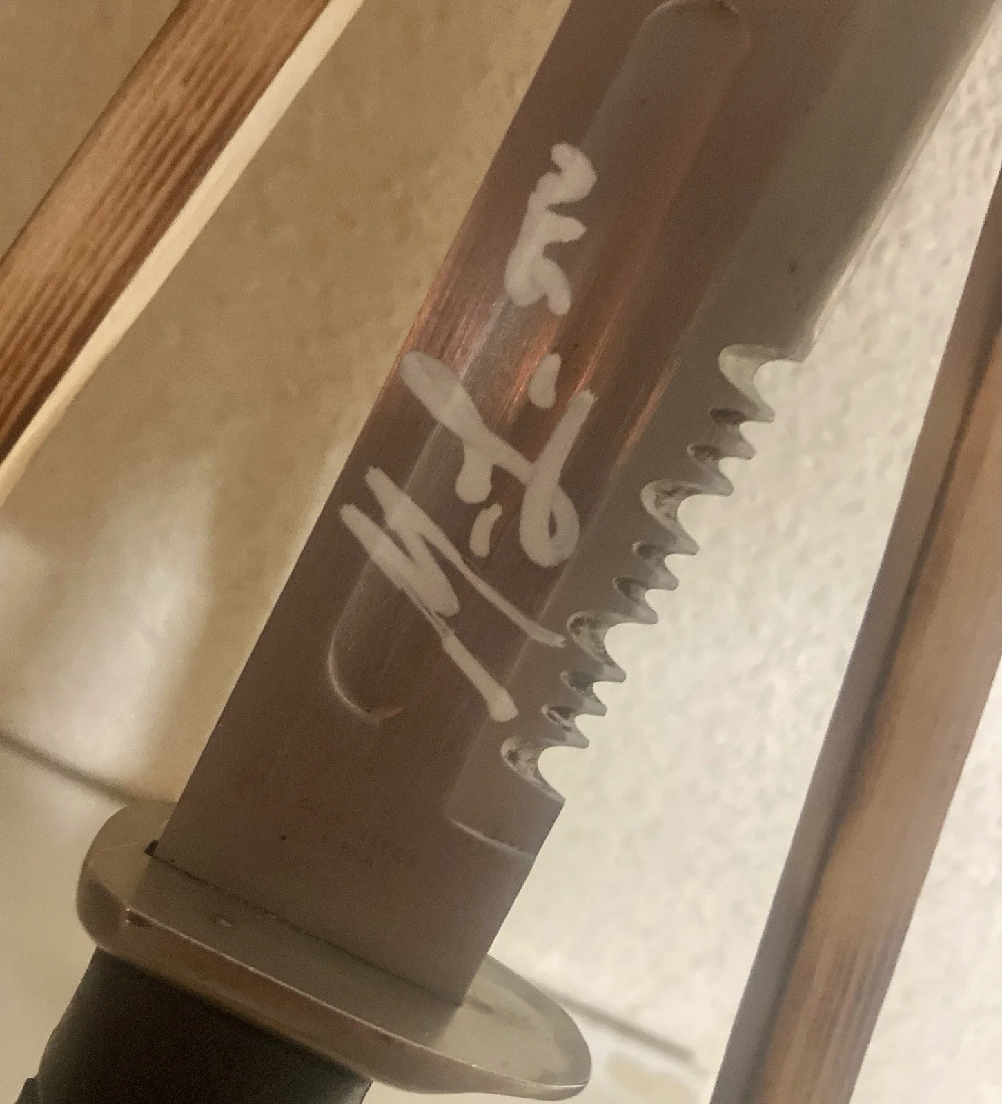 Rare Dual Signed Matthew Lillard/Skeet Ulrich Scream REAL Knife Horror 12 Inch, изображение 2