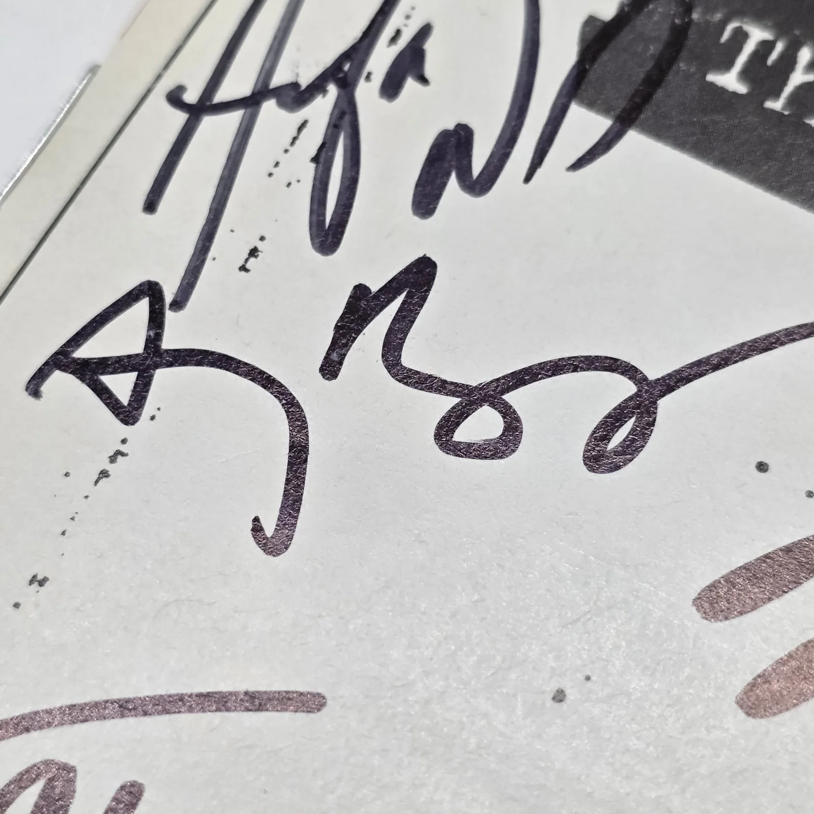 RENT Broadway Tour Signed Playbill Cast Autographs Rapp Pascal, image 3