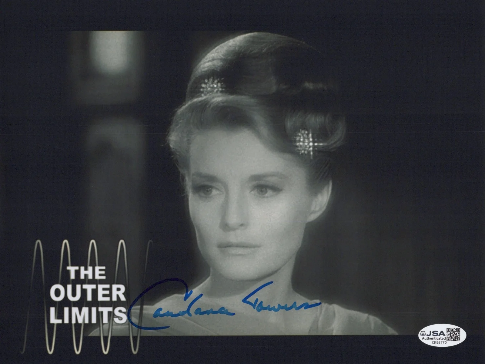 CONSTANCE TOWERS — CONSTANCE TOWERS Signed 8X10 THE OUTER LIMITS Photo LAURA Autograph JSA COA CERT