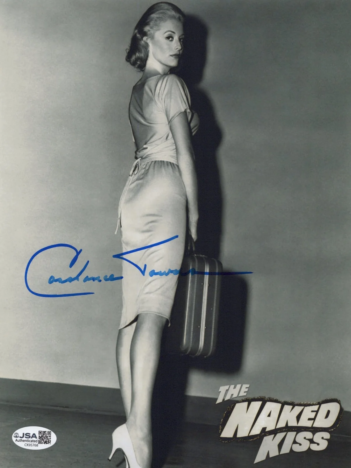CONSTANCE TOWERS — CONSTANCE TOWERS Signed 8X10 THE NAKED KISS Photo KELLY Autograph JSA COA CERT