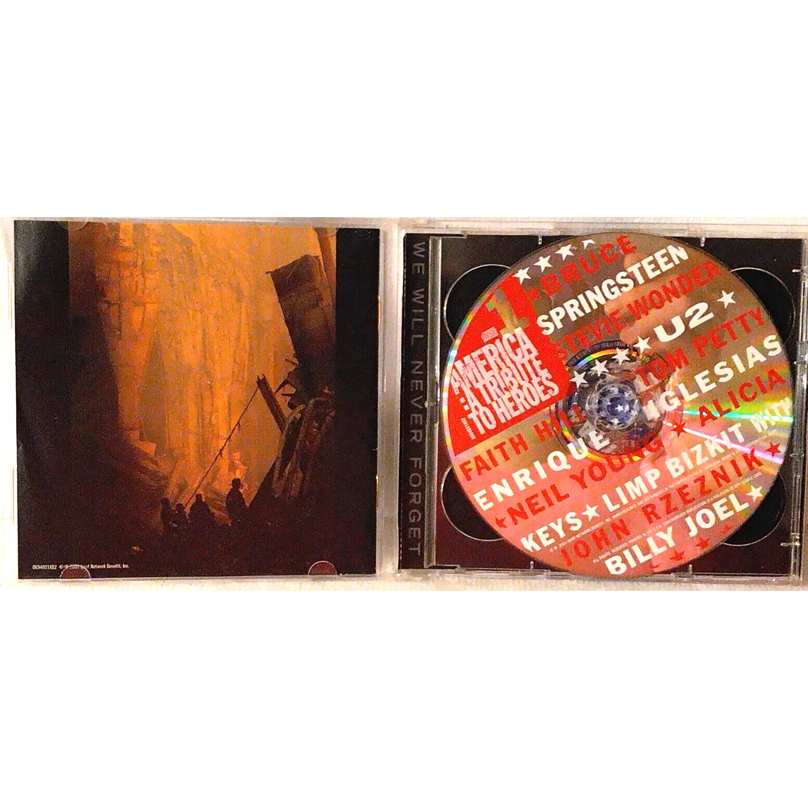 America: A Tribute to Heroes by Various Artists CD Dec-2001 2 Discs Sony, image 2