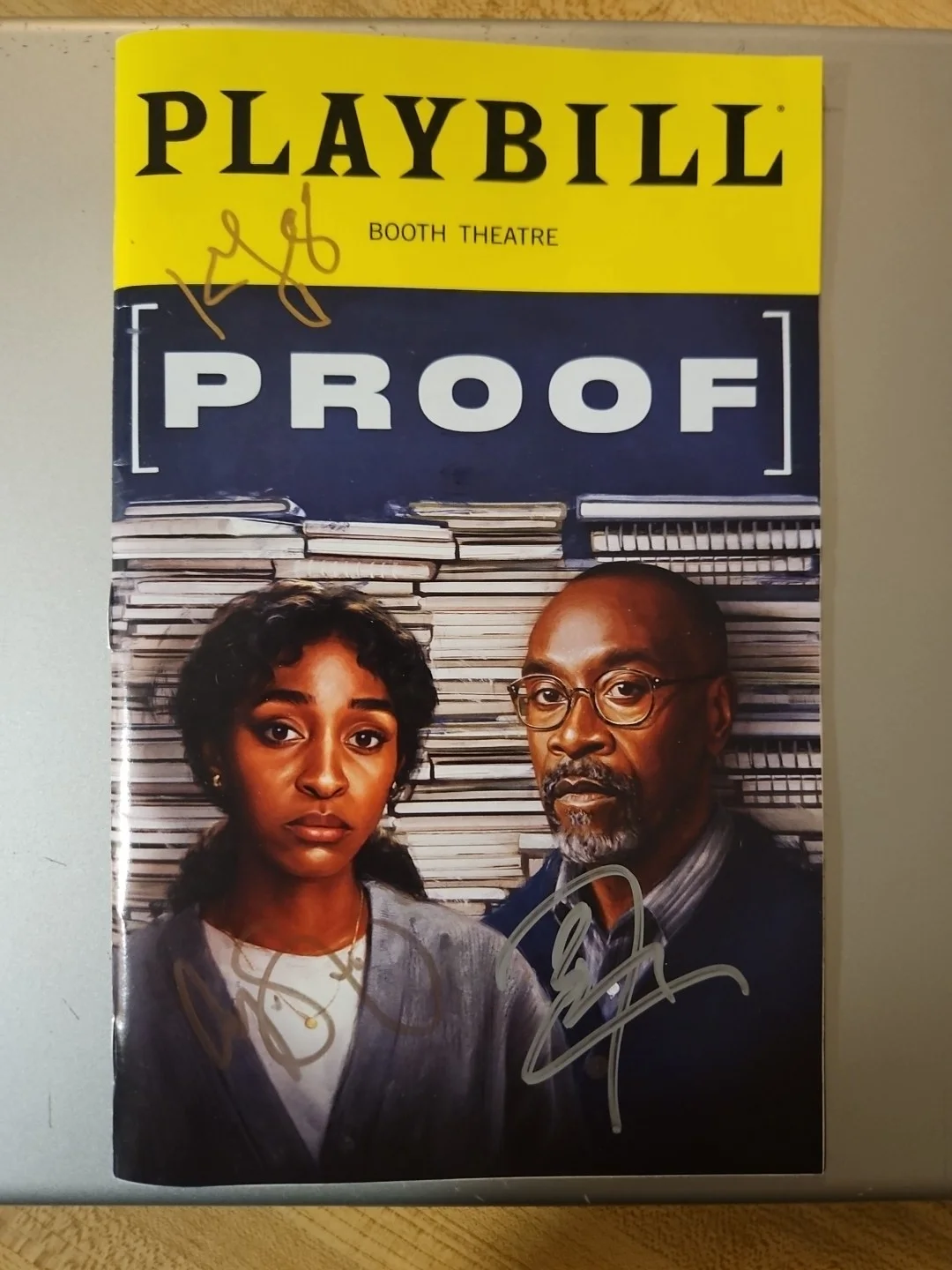 Don Cheadle, Ayo Edebiri, Kara Young — Proof Signed Broadway Playbill - Don Cheadle, Ayo Edebiri, Kara Young ⁵