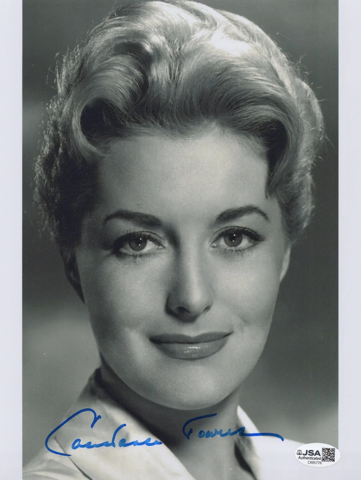 CONSTANCE TOWERS — CONSTANCE TOWERS Signed 8X10 THE HORSE SOLDIERS Photo HANNAH Autograph JSA COA