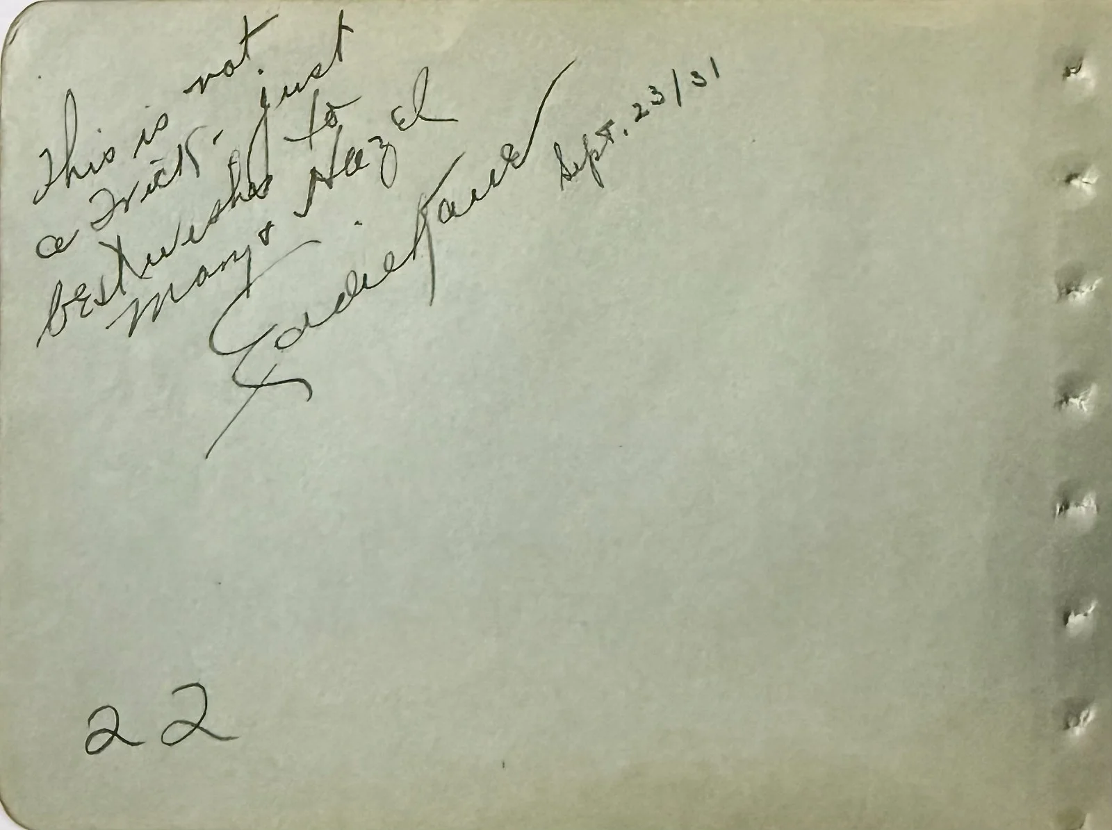 Eddie Kane — EDDIE KANE Signed Autograph ALBUM PAGE 4x5 THE MUMMY Laurel & Hardy HONEYMOONERS, изображение 4