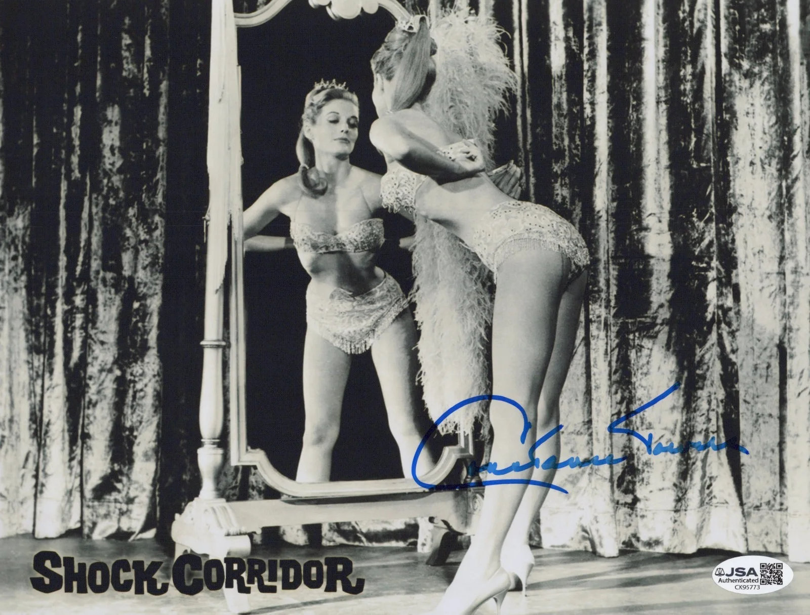 CONSTANCE TOWERS — CONSTANCE TOWERS Signed 8X10 SHOCK CORRIDOR Photo CATHY Autograph JSA COA