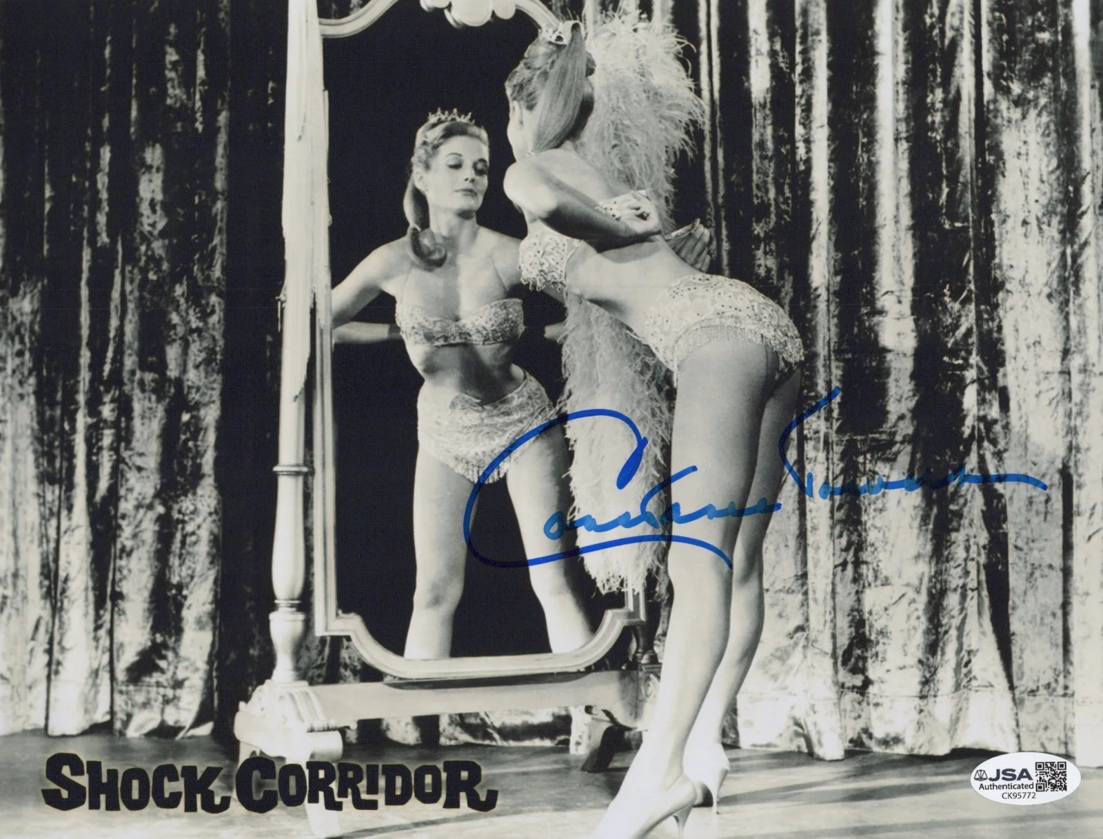 CONSTANCE TOWERS — CONSTANCE TOWERS Signed 8X10 SHOCK CORRIDOR Photo CATHY Autograph JSA COA