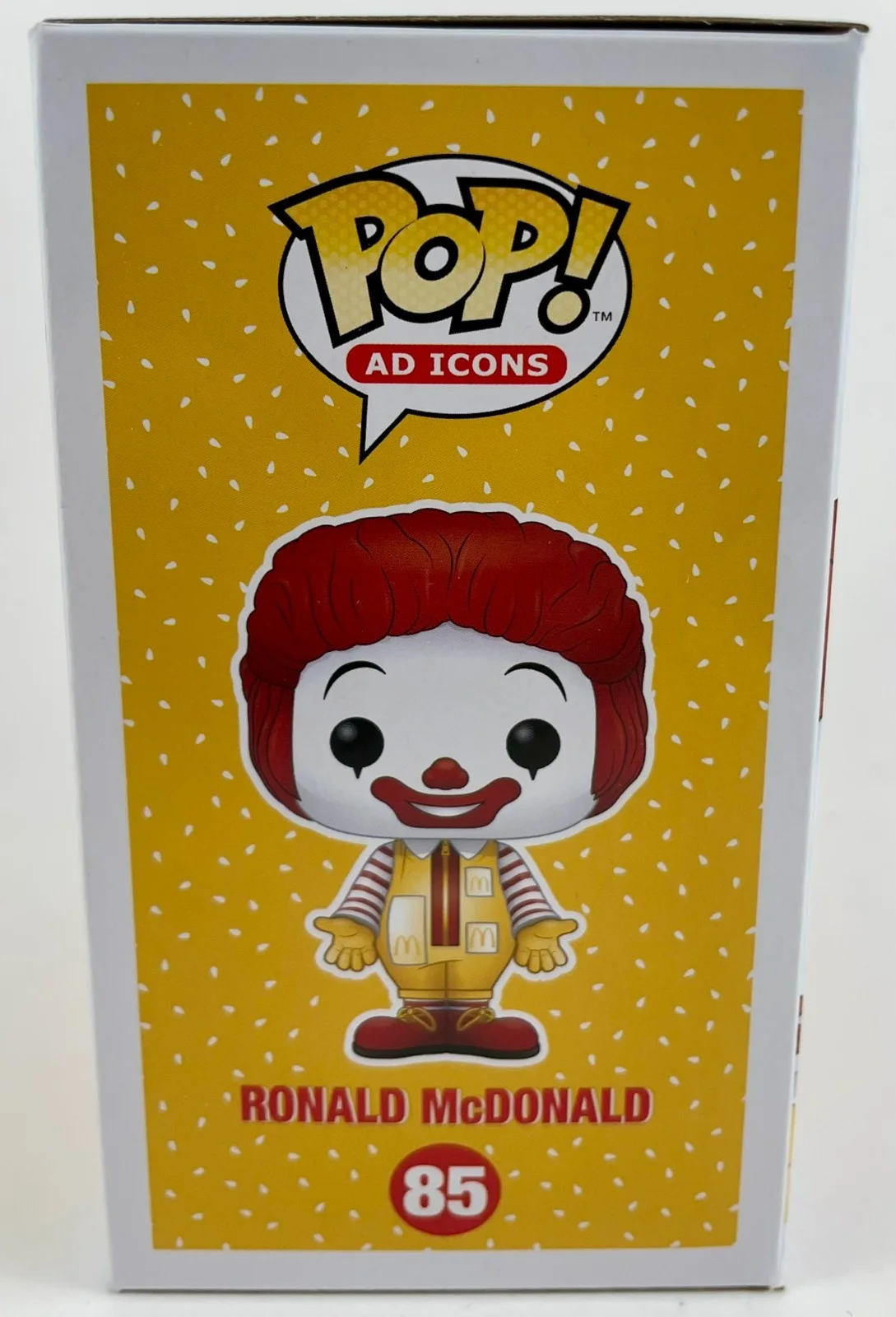 Squire Fridell — Squire Fridell Signed McDonalds Ronald McDonald Funko POP! Vinyl #85 JSA COA, image 3