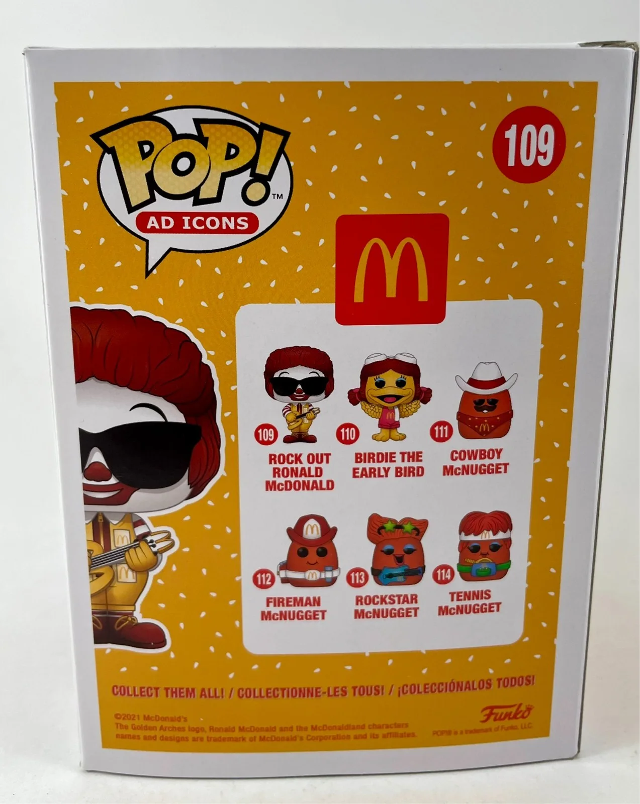 Squire Fridell — Squire Fridell Signed McDonalds Rock Out Ronald McDonald Funko POP Vinyl JSA COA, изображение 4