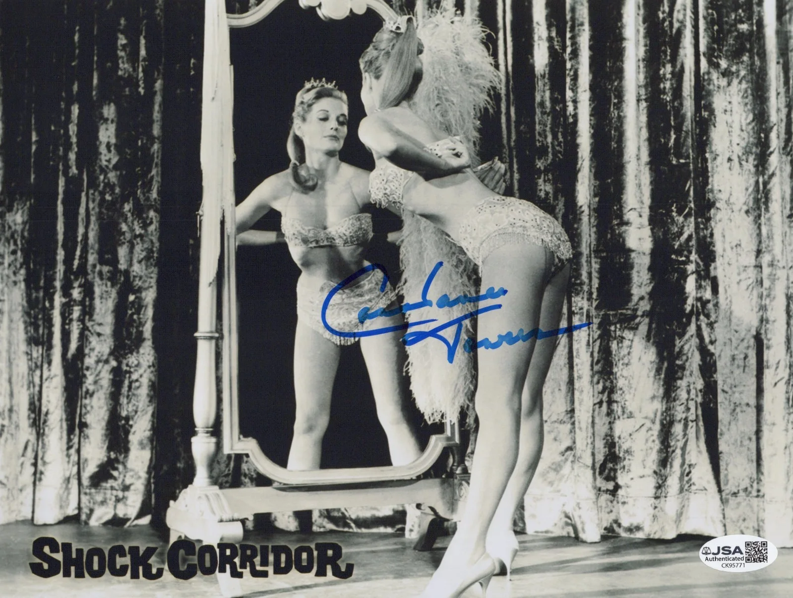 CONSTANCE TOWERS — CONSTANCE TOWERS Signed 8X10 SHOCK CORRIDOR Photo CATHY Autograph JSA COA