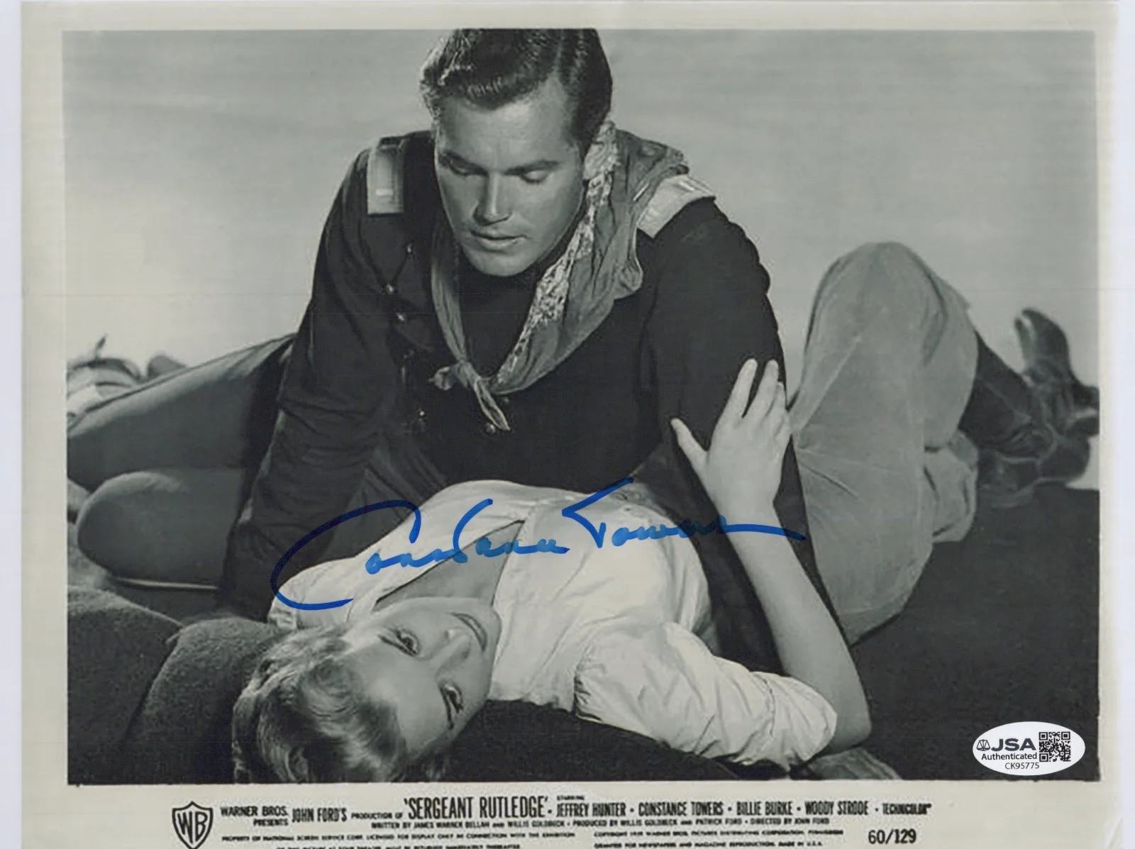CONSTANCE TOWERS — CONSTANCE TOWERS Signed 8X10 SERGEANT RUTLEDGE Photo MARY Autograph JSA COA