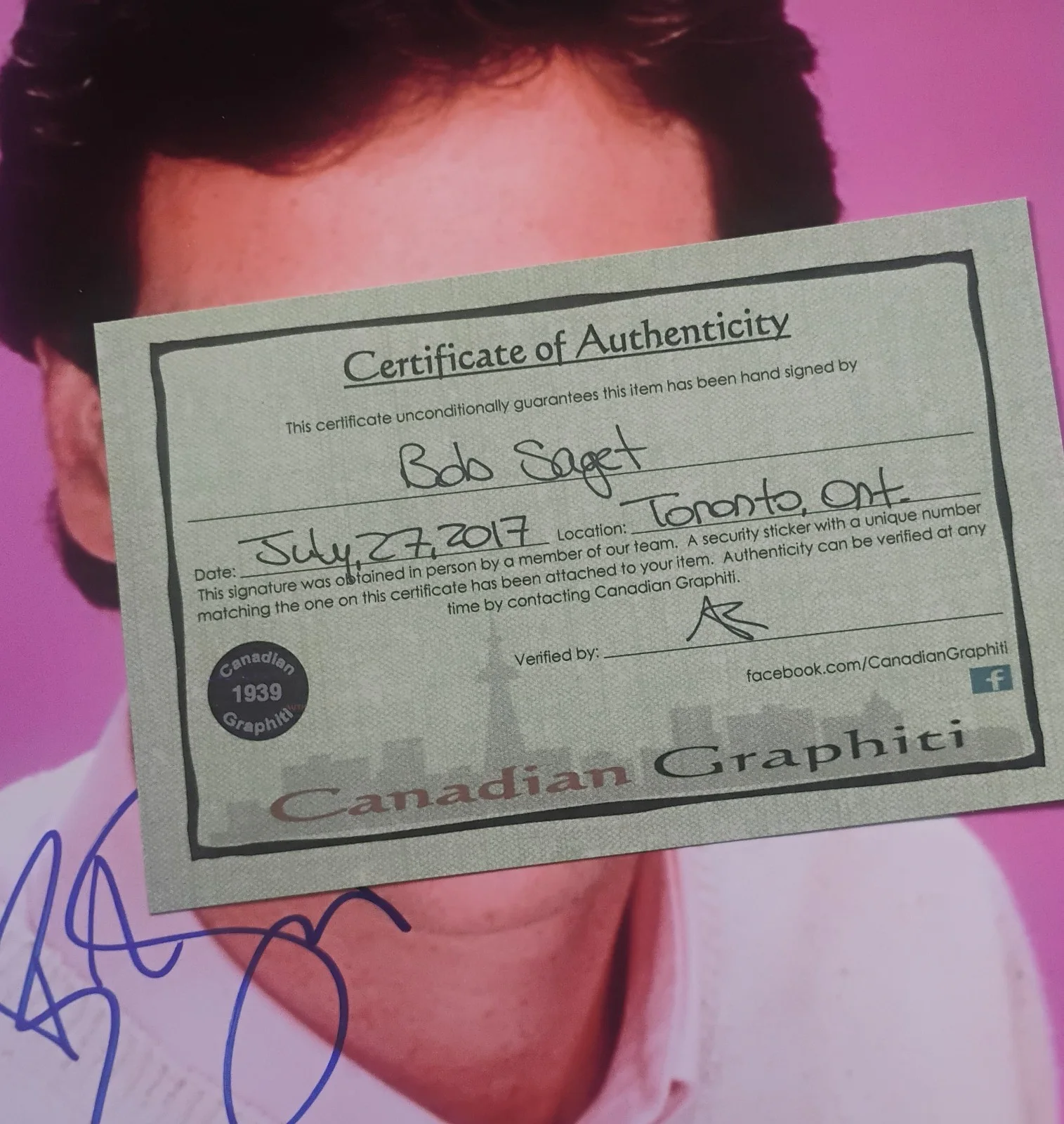 Bob Saget Hand Signed Autograph 8x10 Photo COA Full House NO US TARIFFS, изображение 4