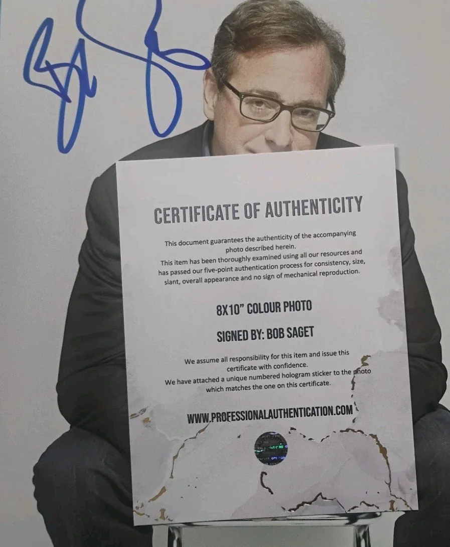 Bob Saget Hand Signed Autograph 8x10 Photo COA Full House NO US TARIFFS, image 4