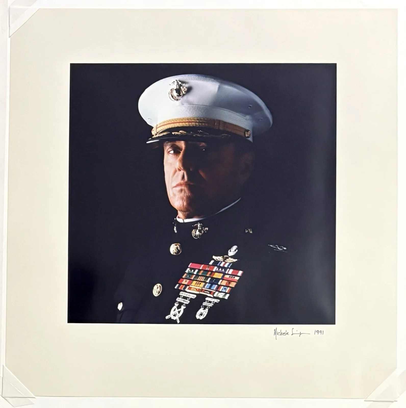JACK NICHOLSON +MICHELE SINGER-REINER A FEW GOOD MEN SIGNED AUTO DISPLAY PSA/DNA, image 4