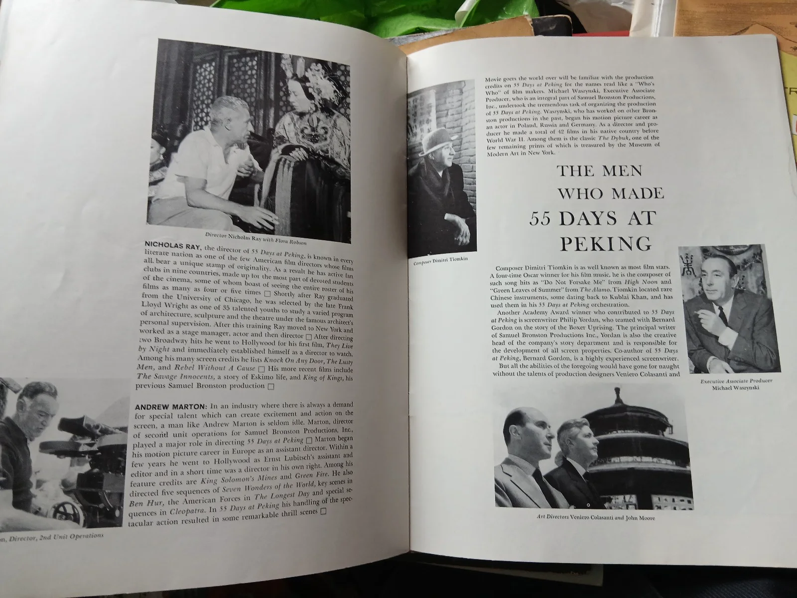 55 Days at Peking(1963) Movie Film Brochure Charlton Heston & David Niven, изображение 5
