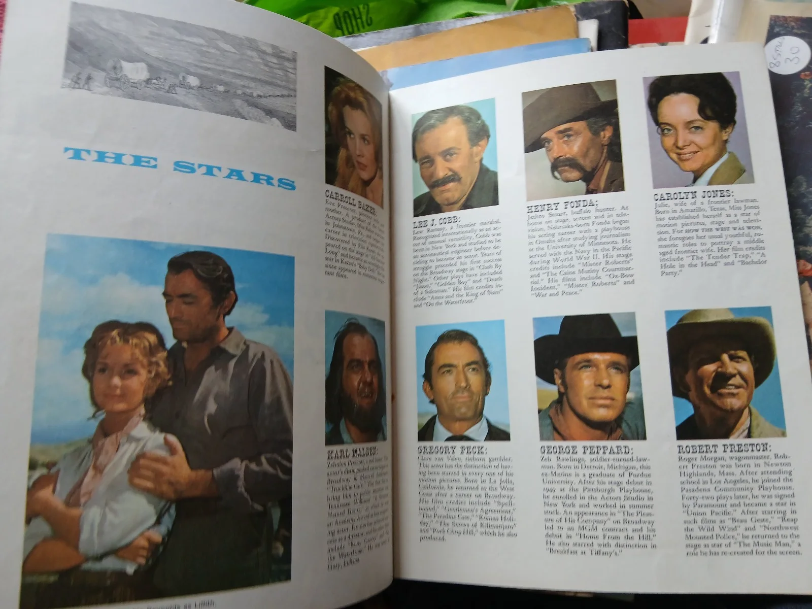 HOW THE WEST WAS WON 1962 movie program SOUVENIR BROCHURE PROGRAMME vintage, image 3