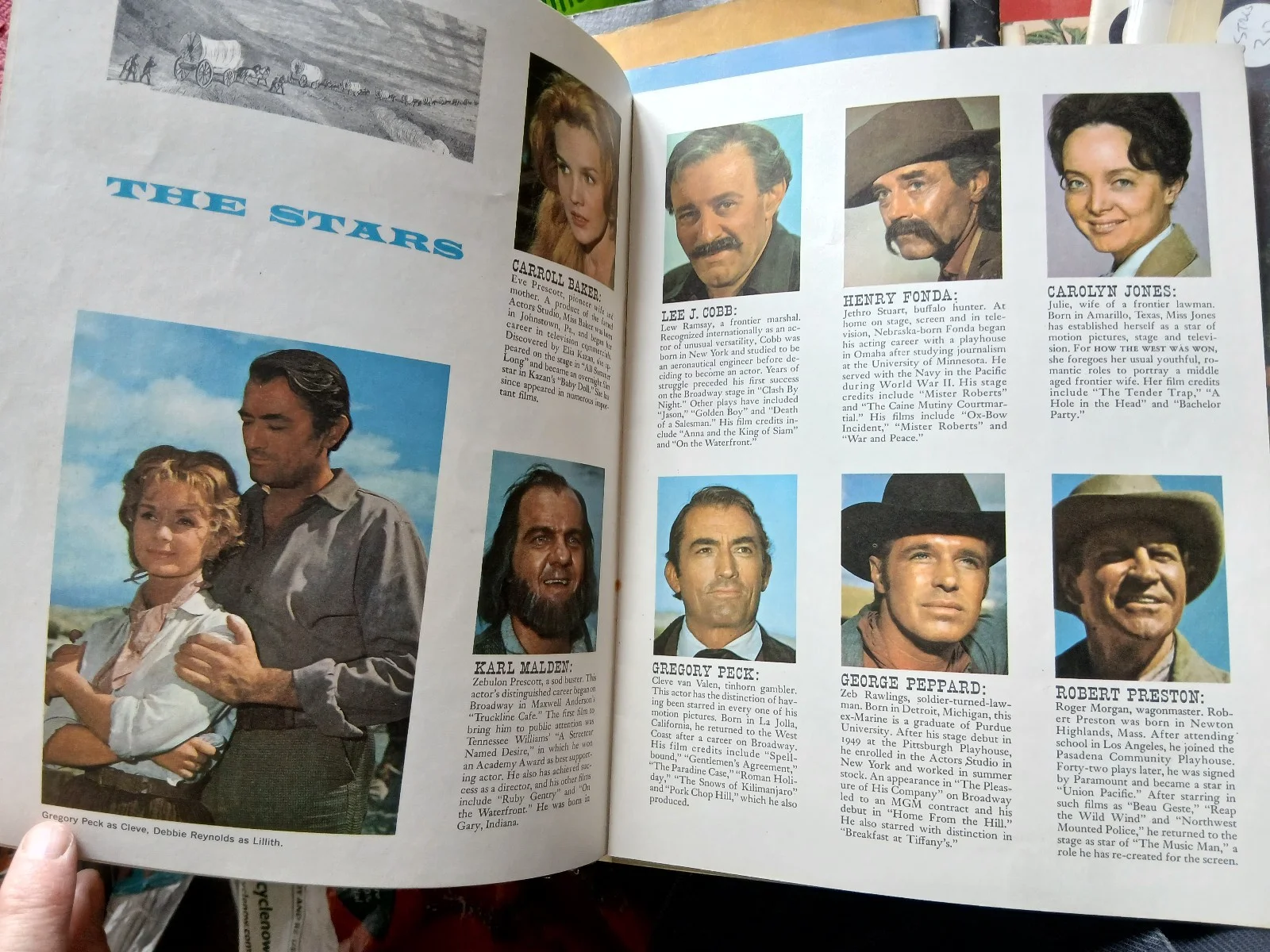 HOW THE WEST WAS WON 1962 movie program SOUVENIR BROCHURE PROGRAMME vintage, image 4