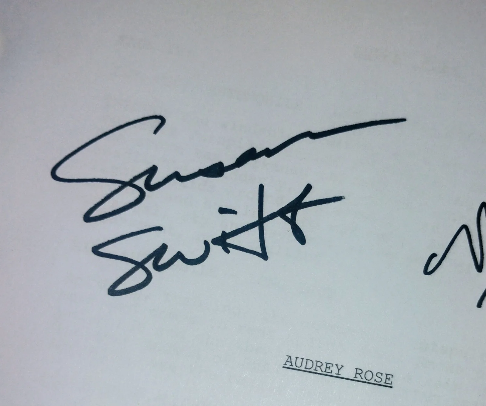 Audrey Rose Cast Signed Script COA Marsha Mason, Anthony Hopkins, Susan Swift, image 5