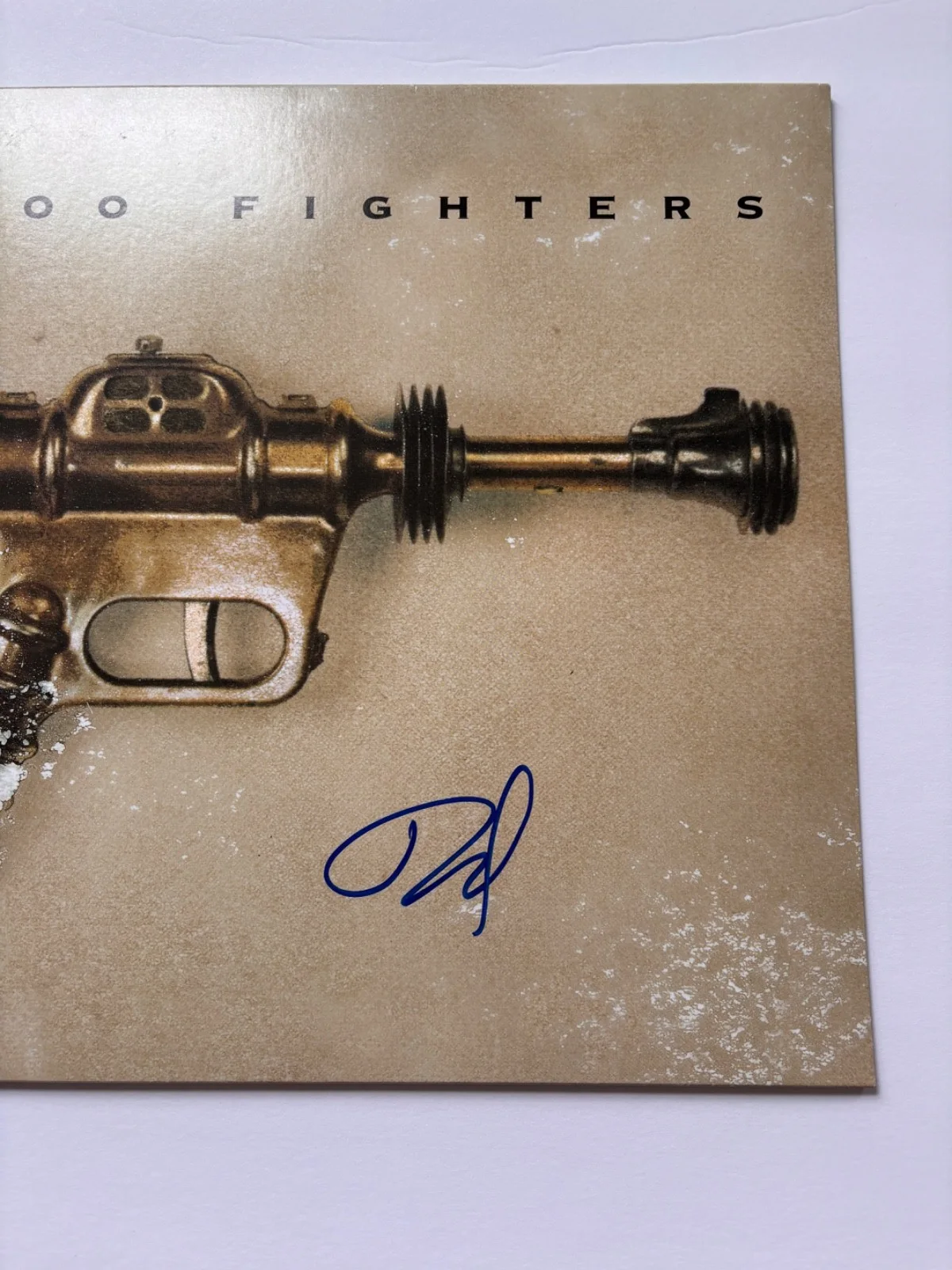 DAVE GROHL SIGNED SELF TITLED DEBUT VINYL FOO FIGHTERS BAND NIRVANA DRUMMER BAS, image 2