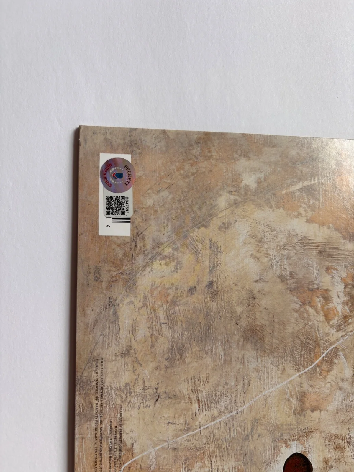 DAVE GROHL SIGNED SELF TITLED DEBUT VINYL FOO FIGHTERS BAND NIRVANA DRUMMER BAS, image 4