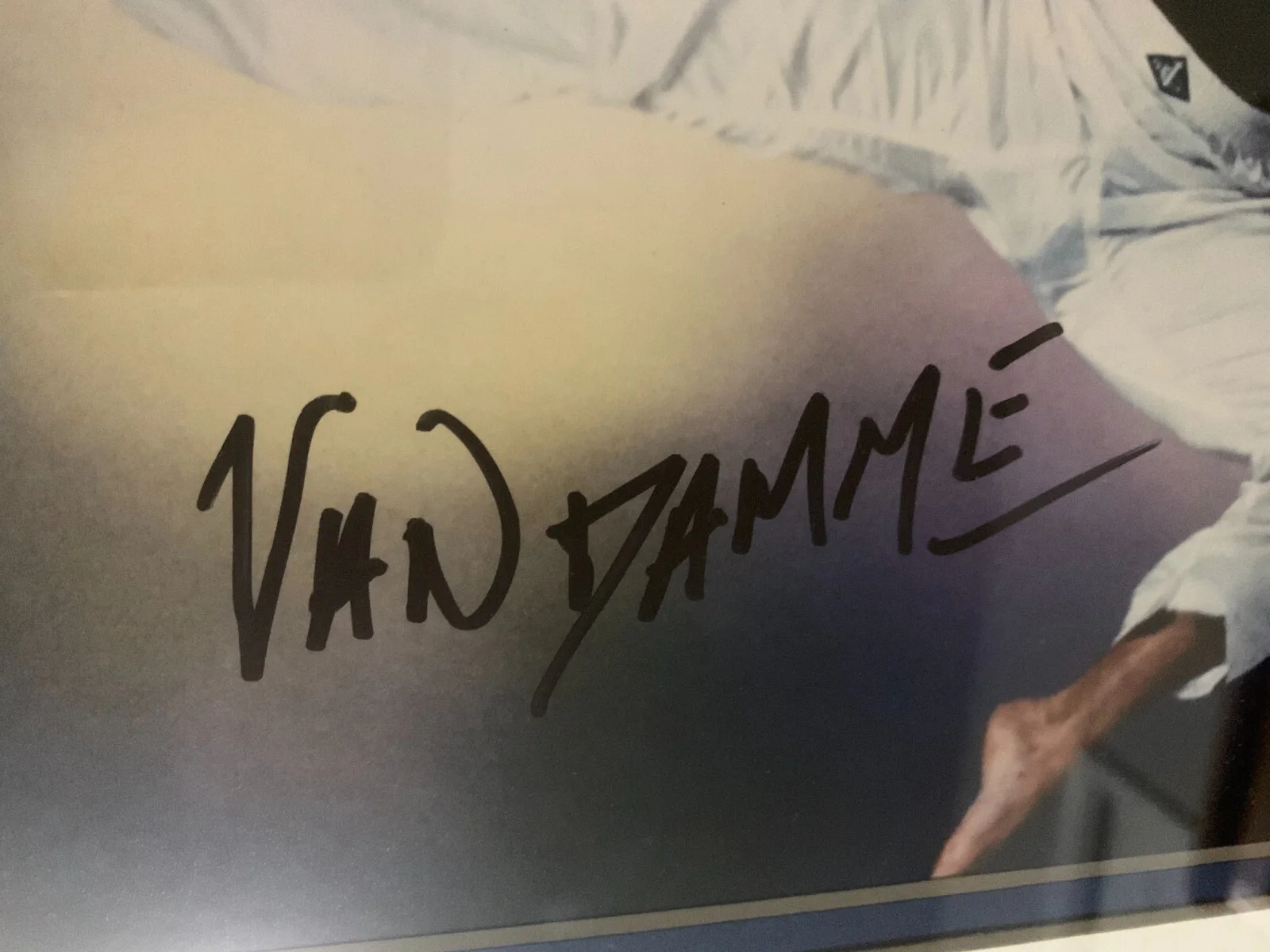 Jean-Claude Van Damme — Authentic Autographed Signed Jean-Claude Van Damme 8x10 Photo (COA) (Framed), image 2